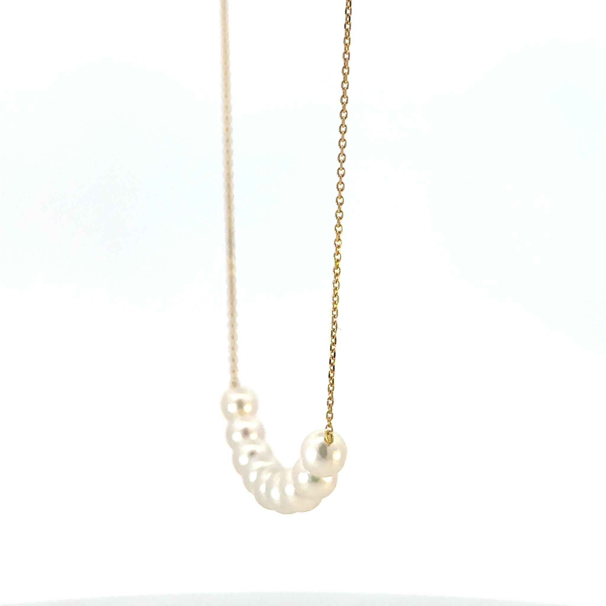 パール K18ネックレス(アコヤ真珠/6月誕生石)《26A00402》