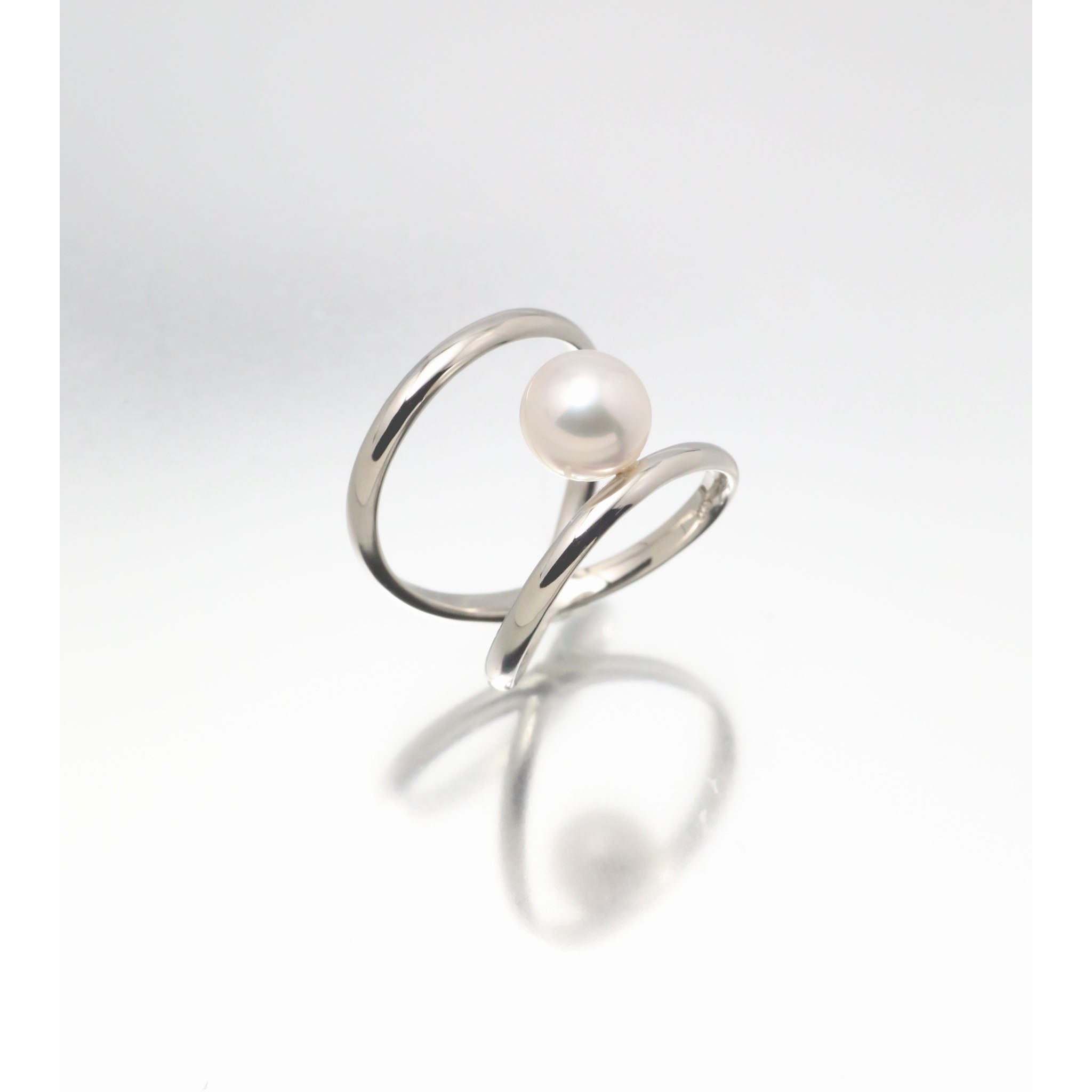 パール プラチナリング(アコヤ真珠/6月誕生石)《26A00407》