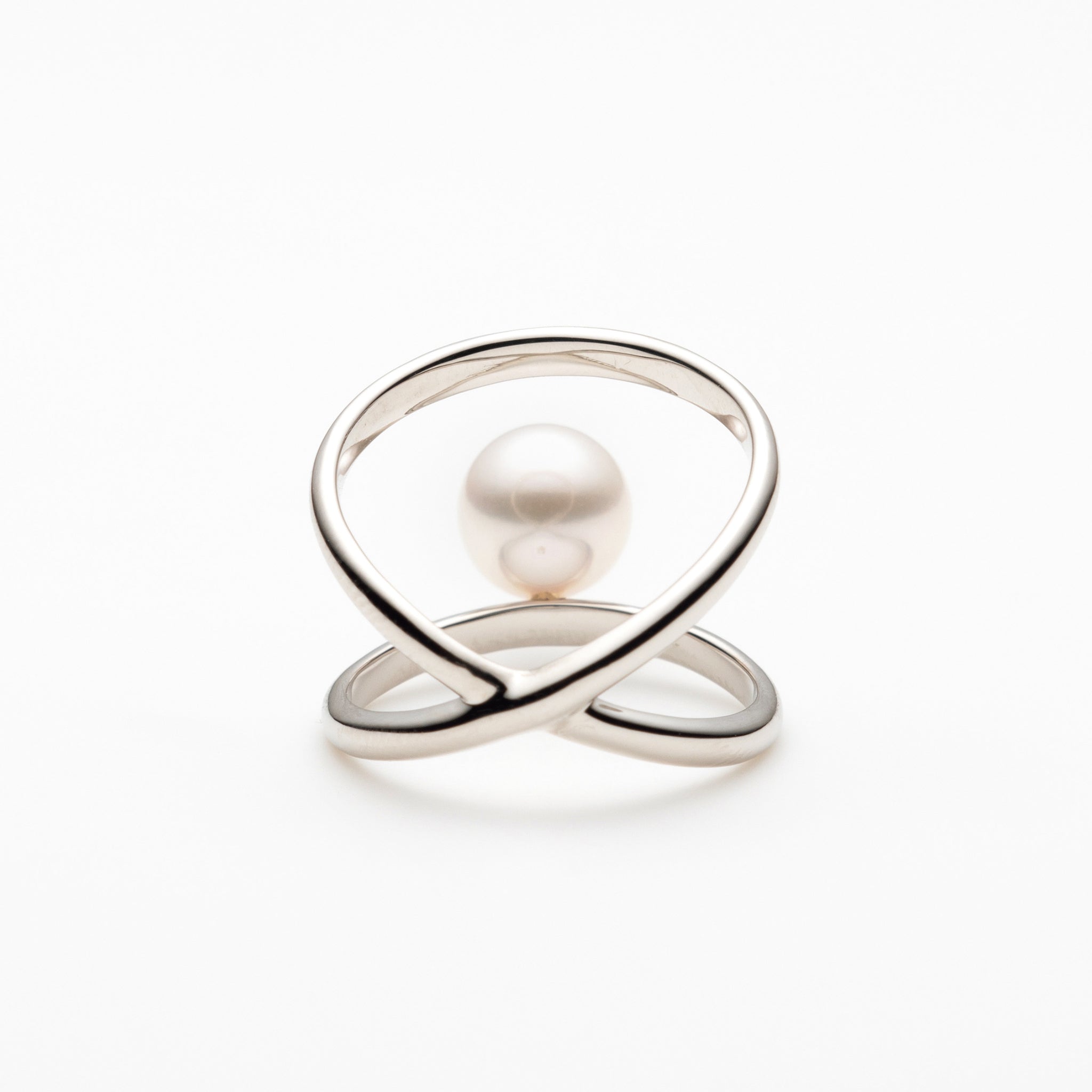 パール プラチナリング(アコヤ真珠/6月誕生石)《26A00407》