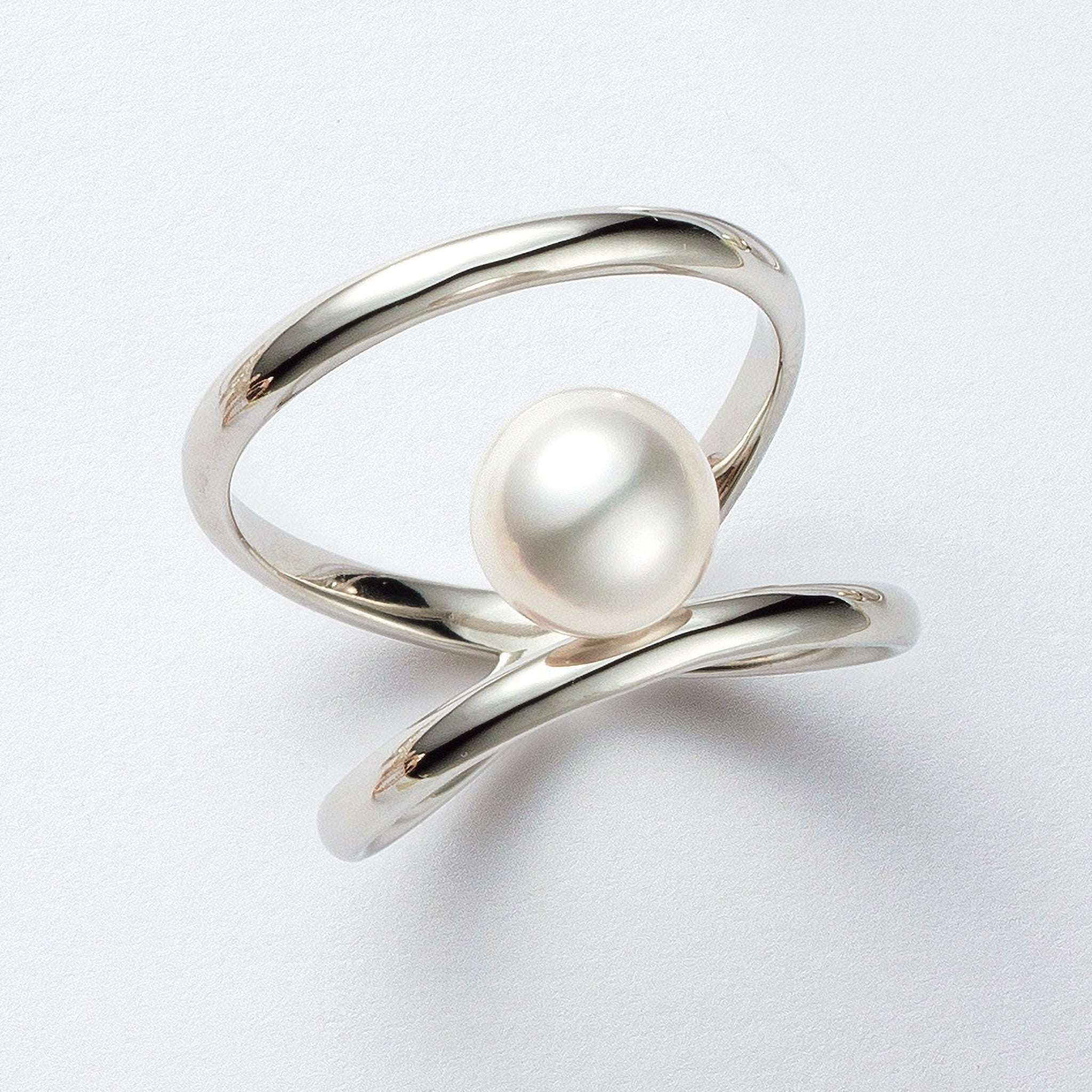 パール プラチナリング(アコヤ真珠/6月誕生石)《26A00407》