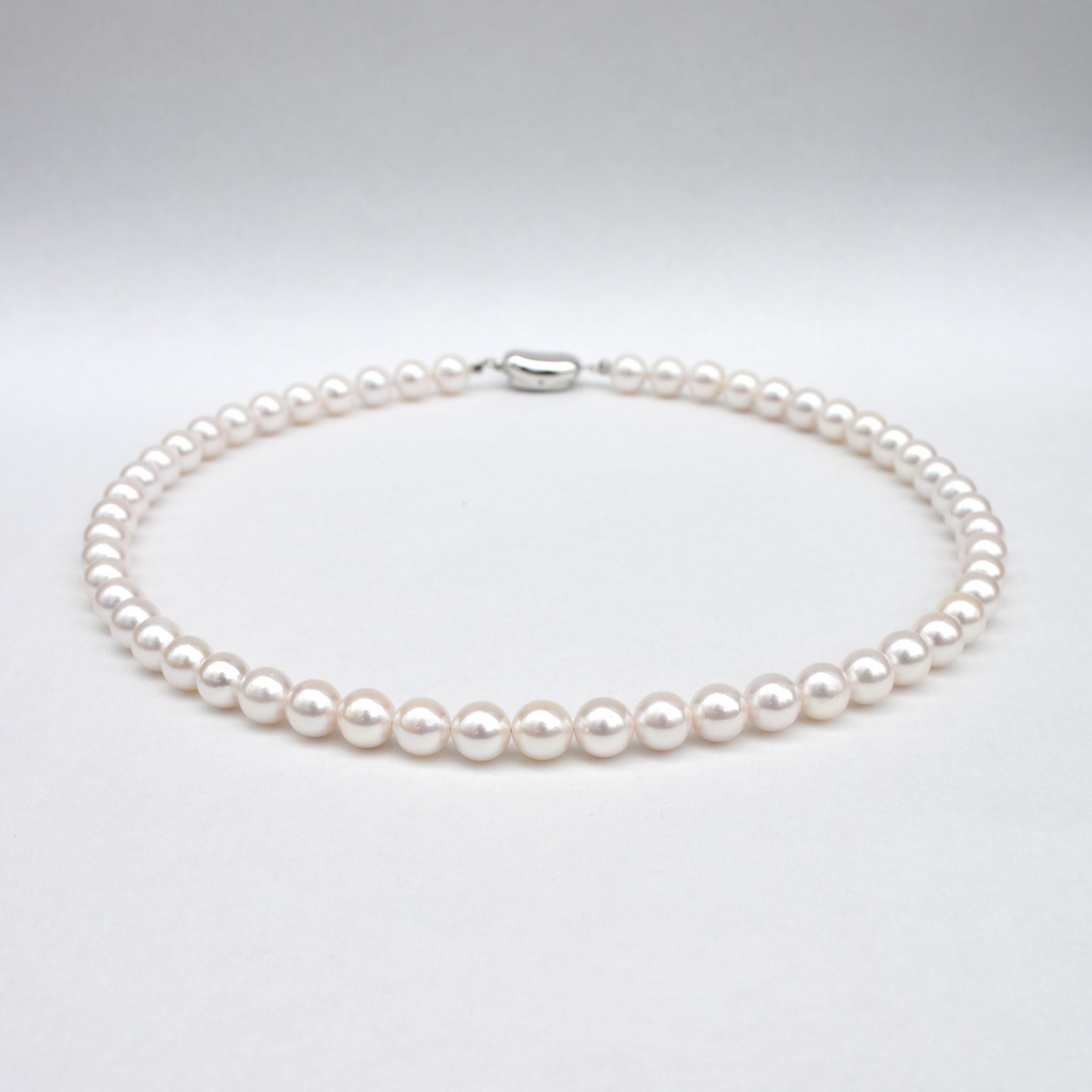 【限定5点】パール ネックレス&ピアス(アコヤ真珠/7.5mm/6月誕生石/鑑別書付)《26A00409ーP》