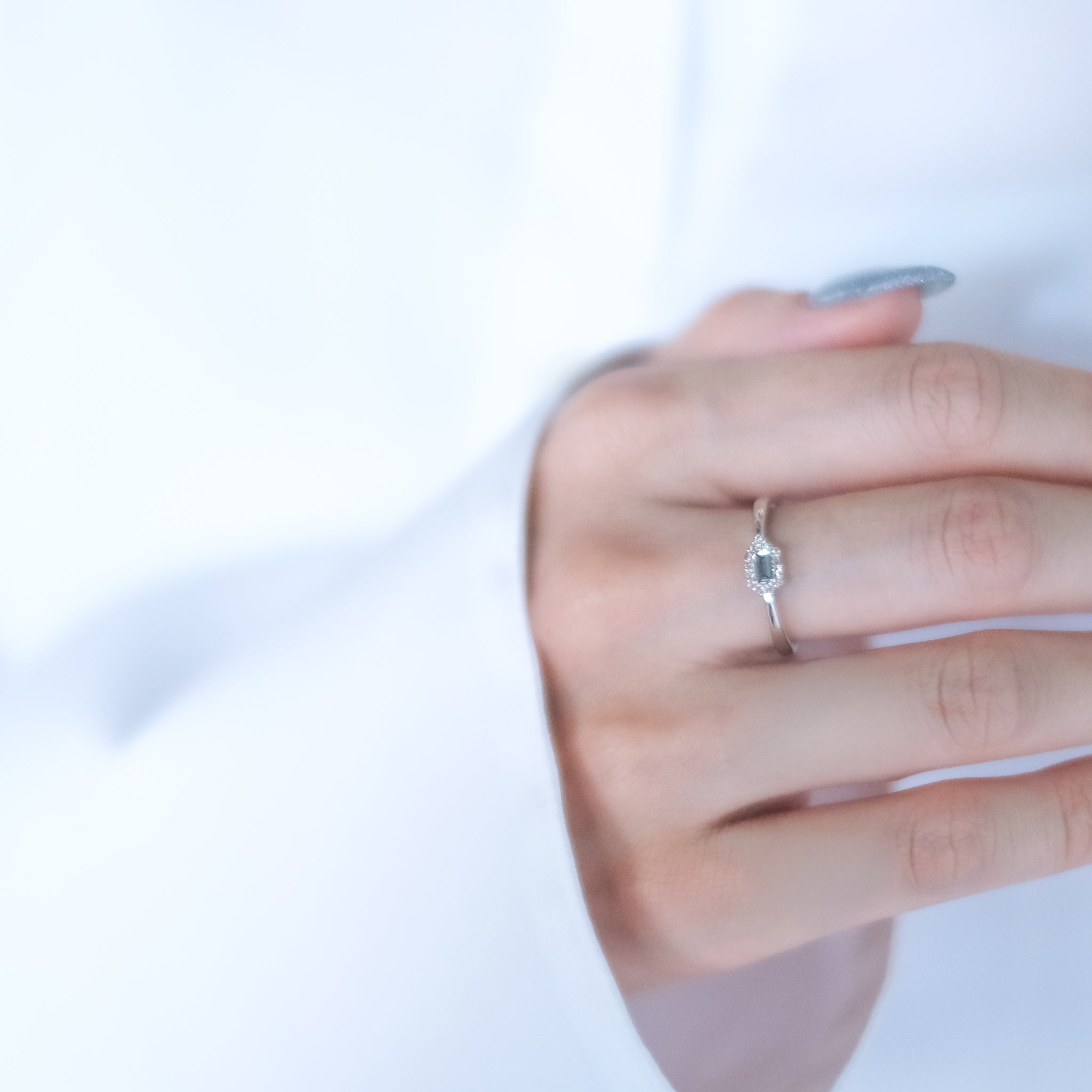 【限定5点】アレキサンドライト/ダイヤモンド プラチナリング《26A00802》