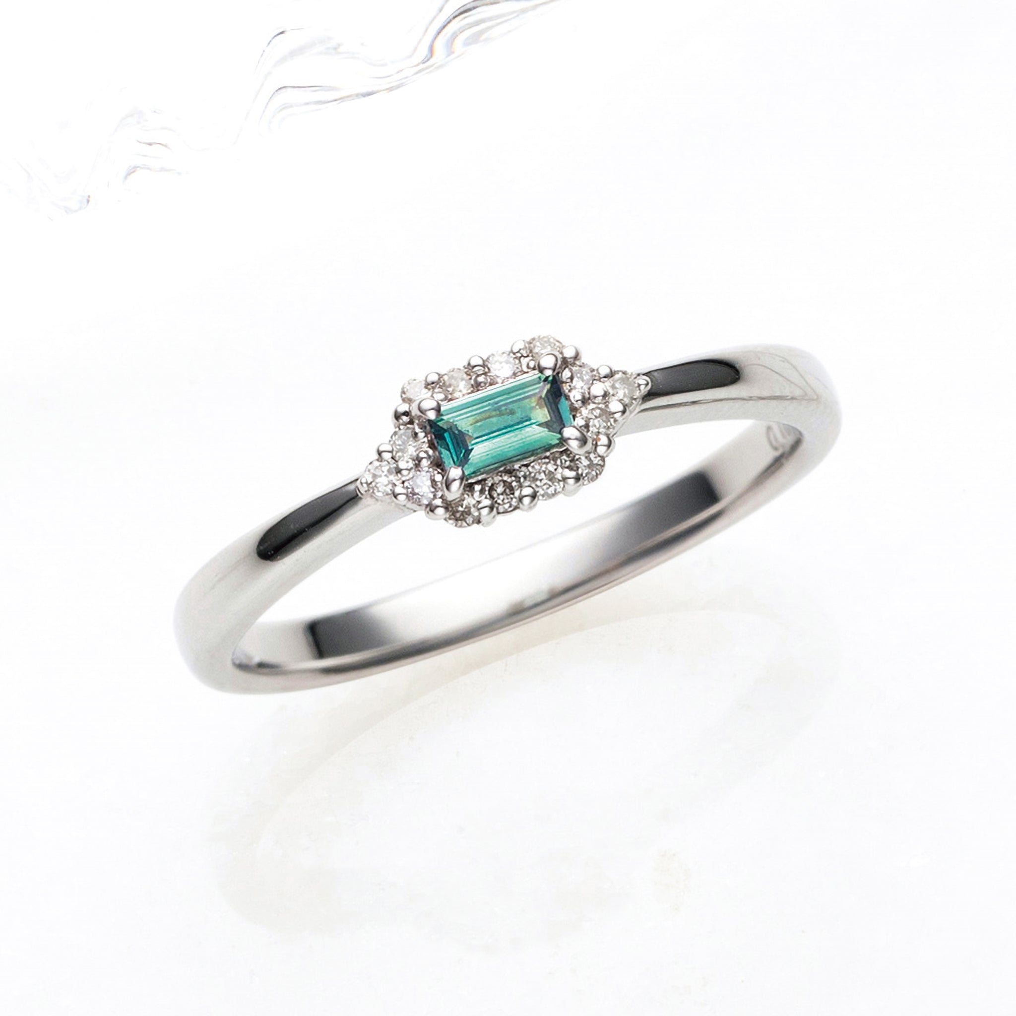 【限定5点】アレキサンドライト/ダイヤモンド プラチナリング《26A00802》