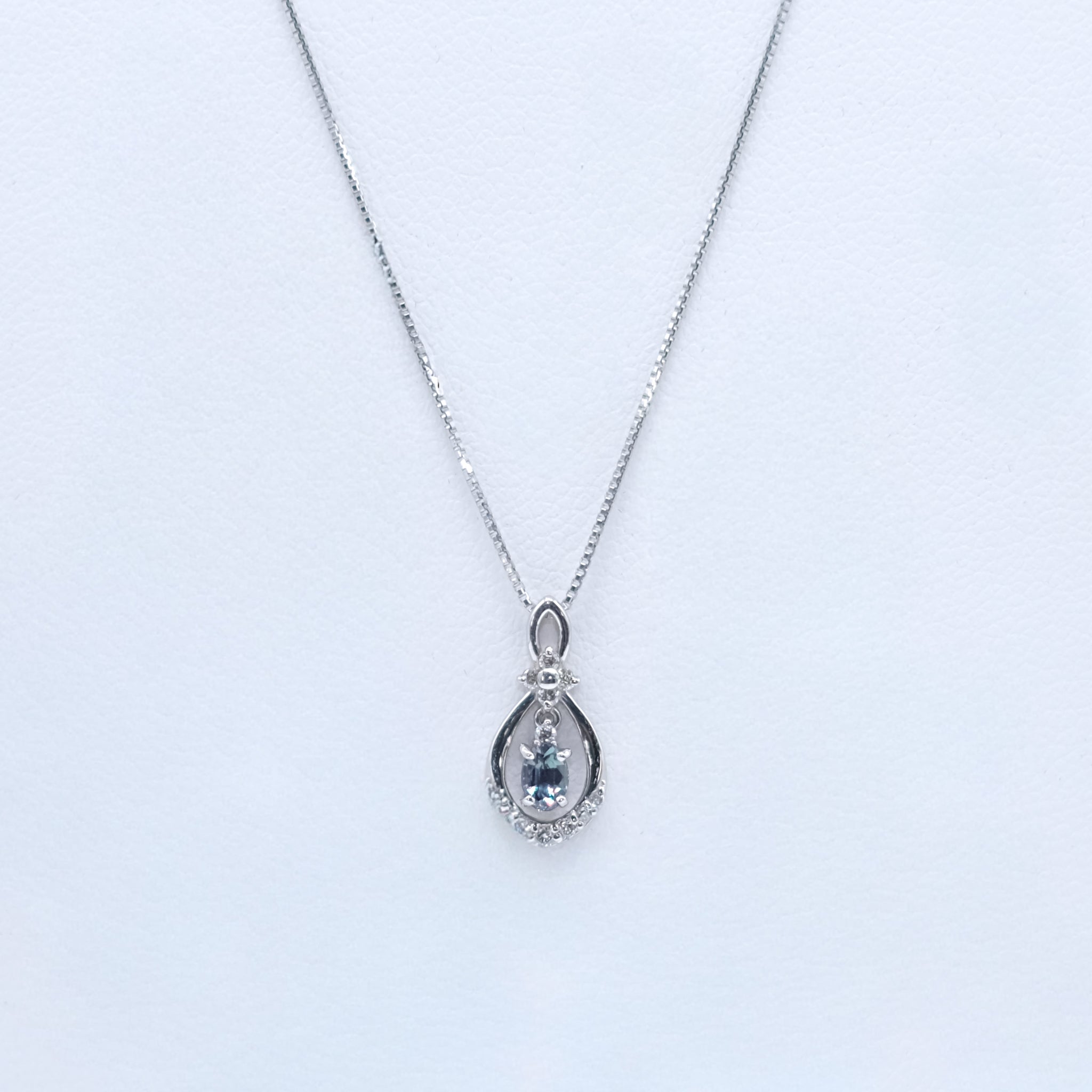 【限定5点】アレキサンドライト/ダイヤモンド プラチナネックレス《26A00803》