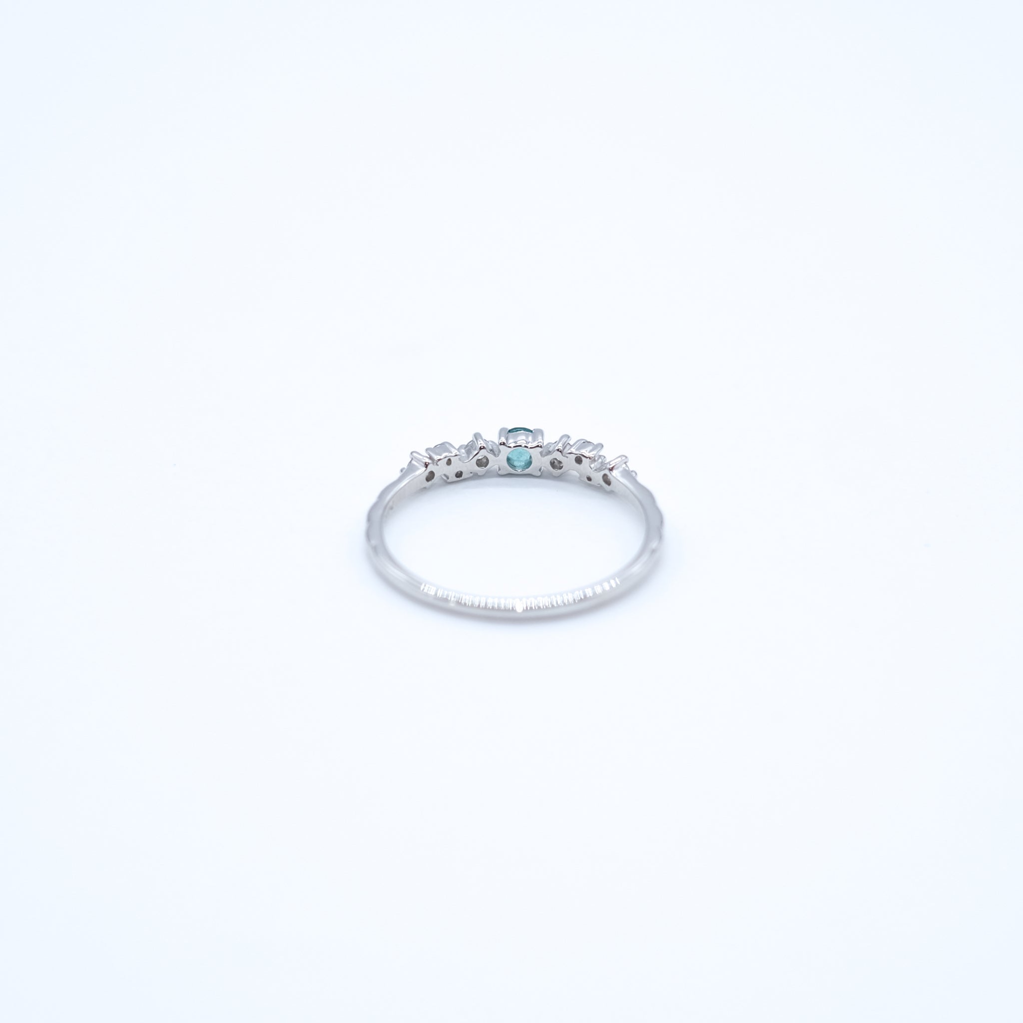 【限定5点】パライバトルマリン/ダイヤモンド プラチナリング(10月誕生石/鑑別書付)《26A00805》