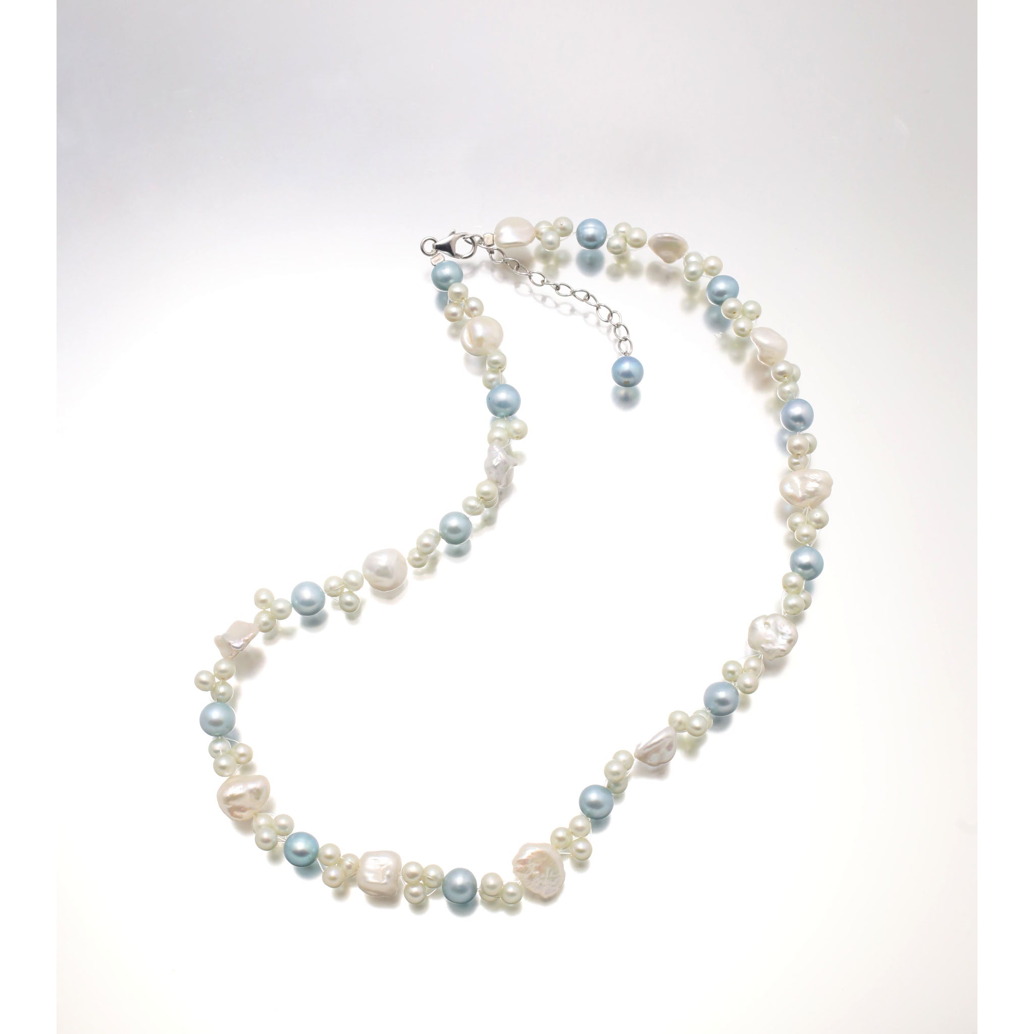 パール ネックレス(淡水真珠/バロック/6月誕生石)《26A01009》