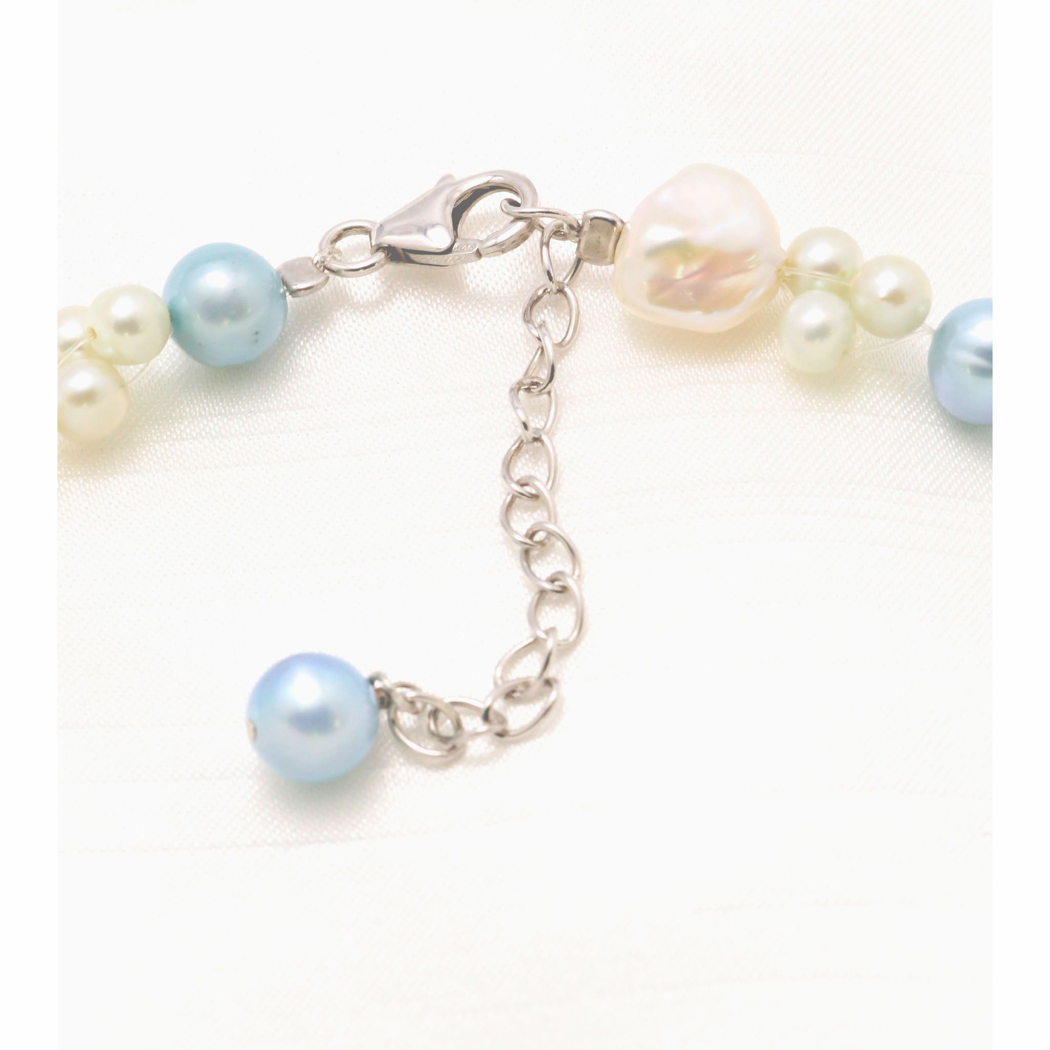 パール ネックレス(淡水真珠/バロック/6月誕生石)《26A01009》