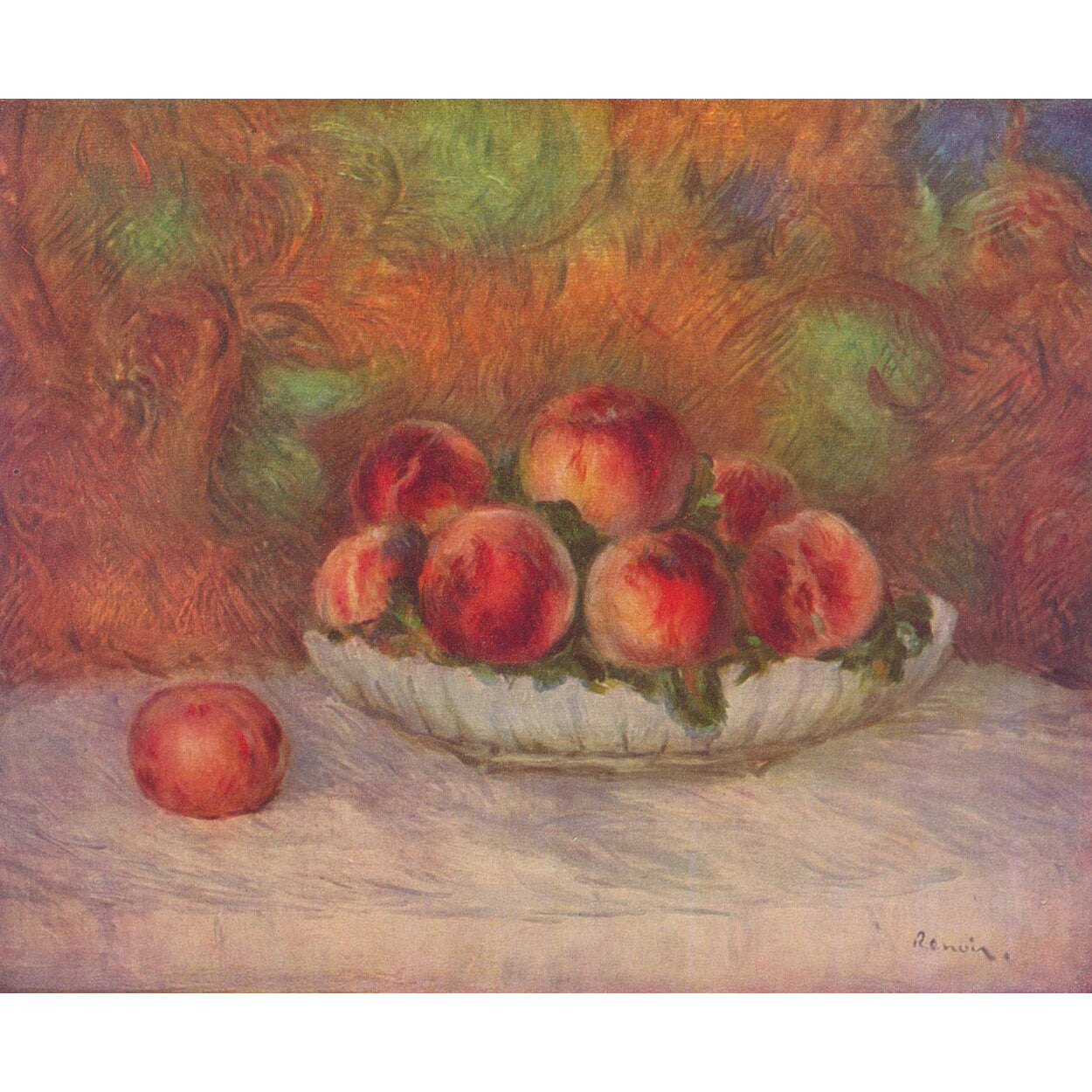 カーネリアン シルバーブローチ兼ペンダントトップ(ルノワール「桃」モチーフ)《26A01405》