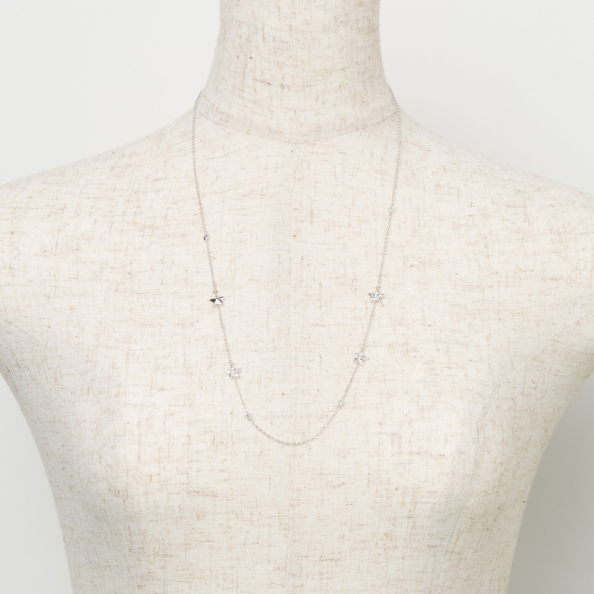 マルカジット シルバーネックレス(星モチーフ/ロング/65cm)《26A01413》