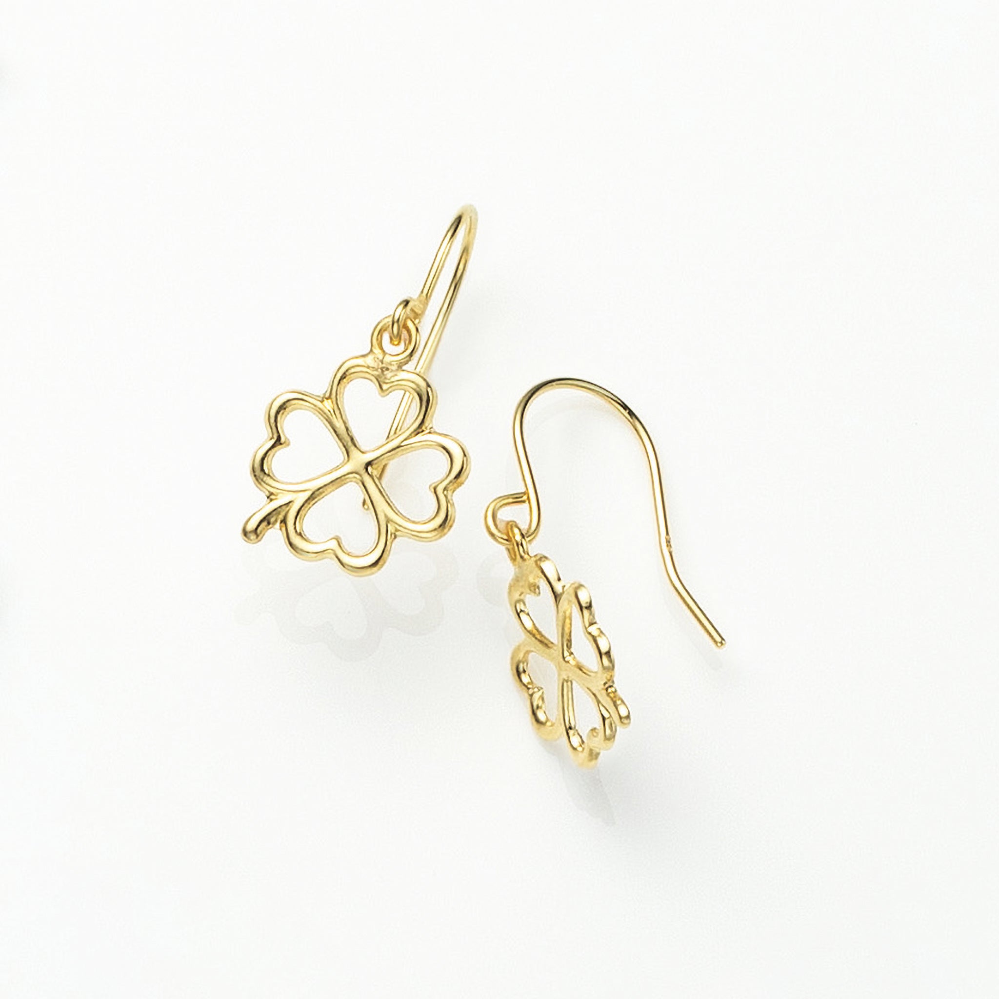 【限定10点】K18ピアス(クローバーモチーフ)《26A01903》