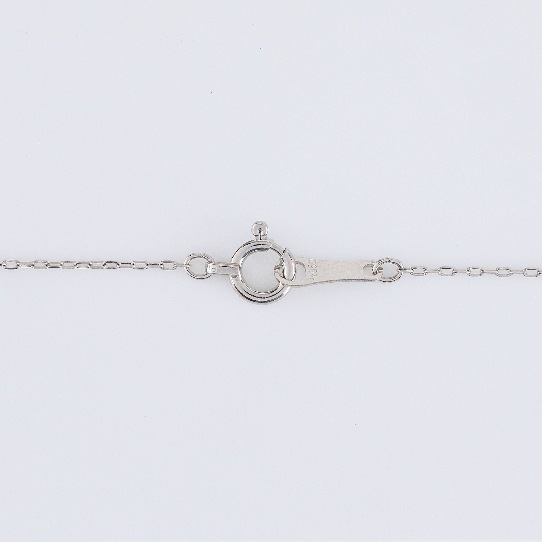 サファイア/ダイヤモンド プラチナネックレス(馬蹄モチーフ/3Way/9月誕生石)《26A01905》