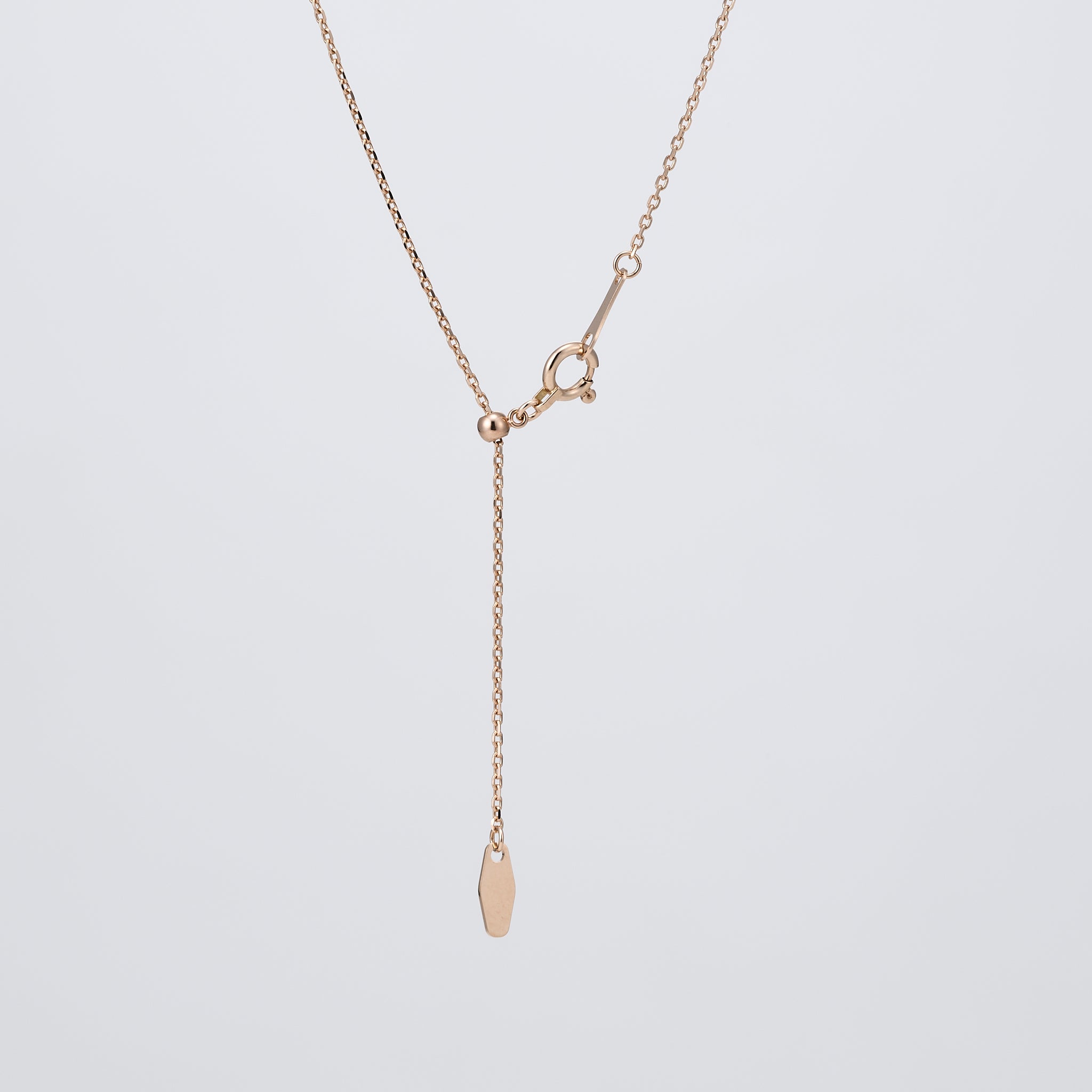 モルガナイト/ダイヤモンド K18ネックレス(1.0カラット/4月誕生石)《26A02002》