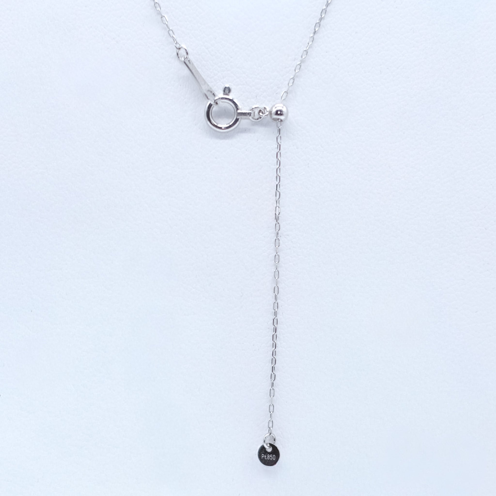 モルガナイト/アクアマリン プラチナ/K18ネックレス(コンビカラー/ハートシェイプ)《26A02208》