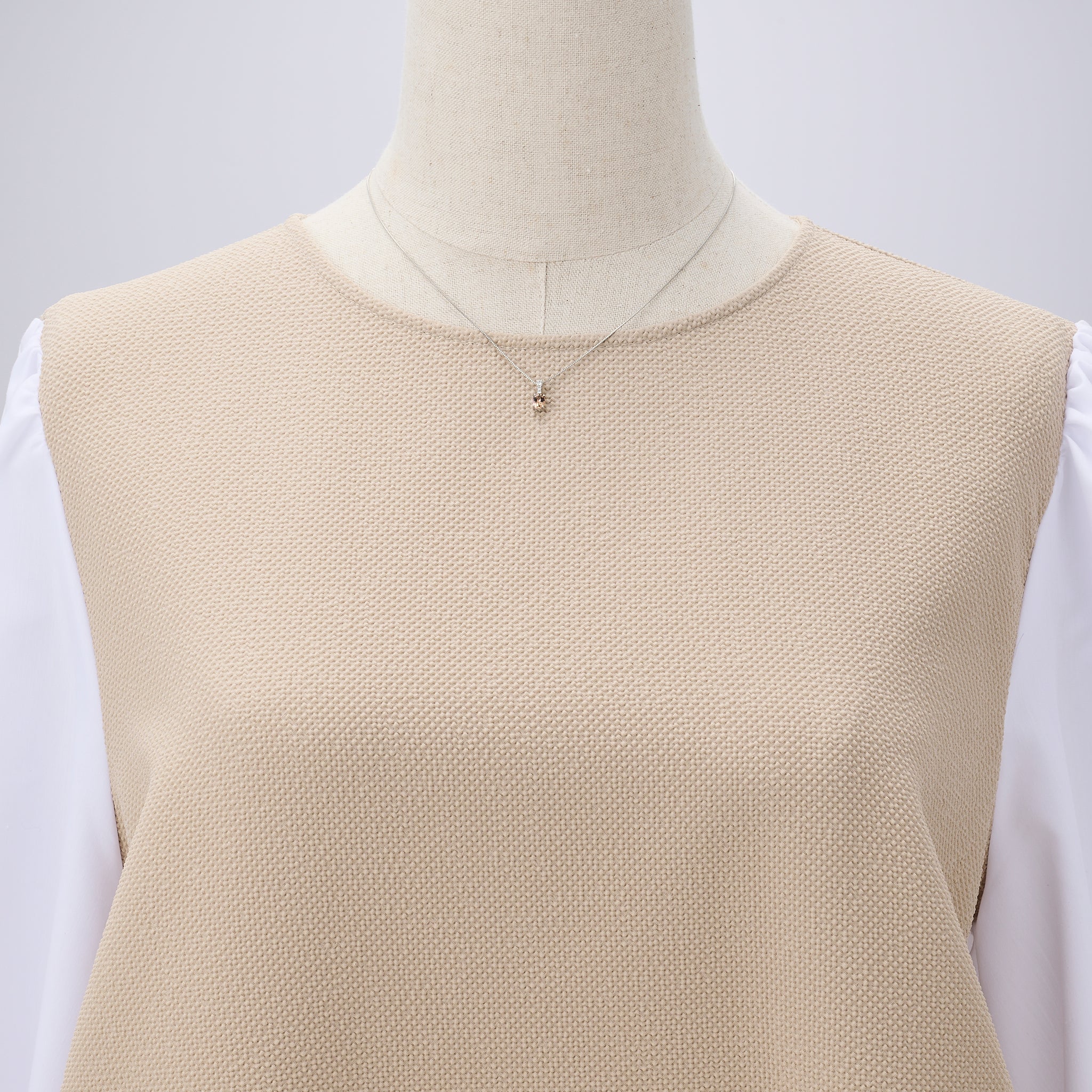 【限定1点】ゾイサイト/ダイヤモンド プラチナネックレス《26A02702》