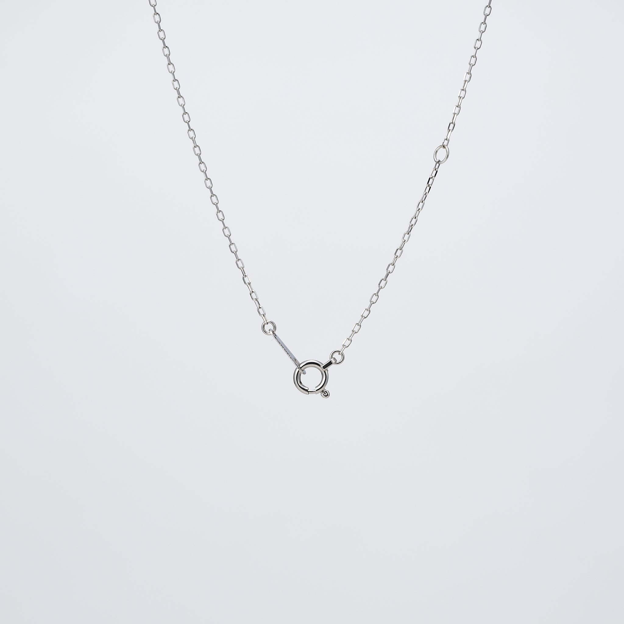 スペサルティンガーネット/ダイヤモンド プラチナネックレス(1月誕生石)《26A03004》