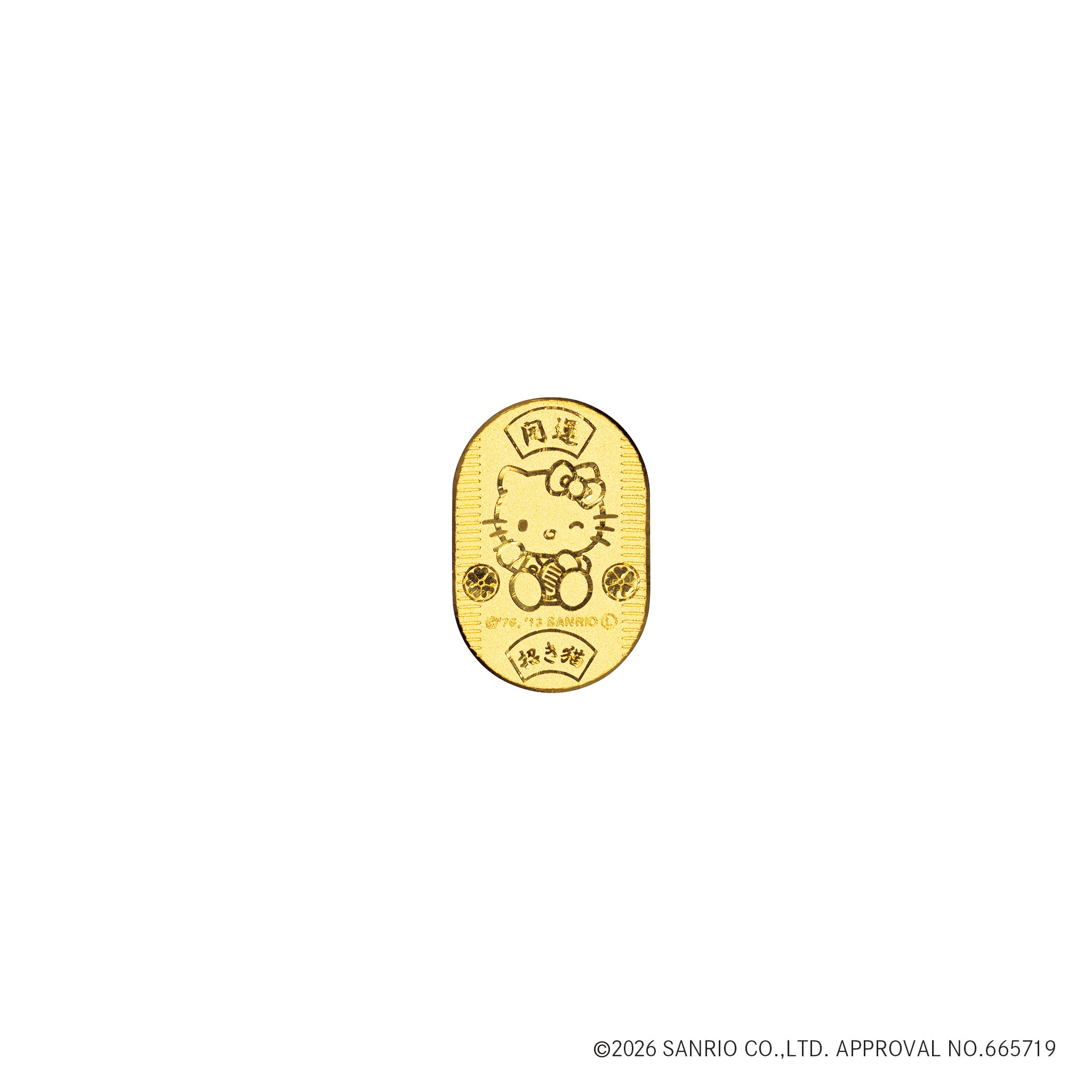 K24小判(純金/3g/HELLO KITTY/ハローキティ)《26A03101》