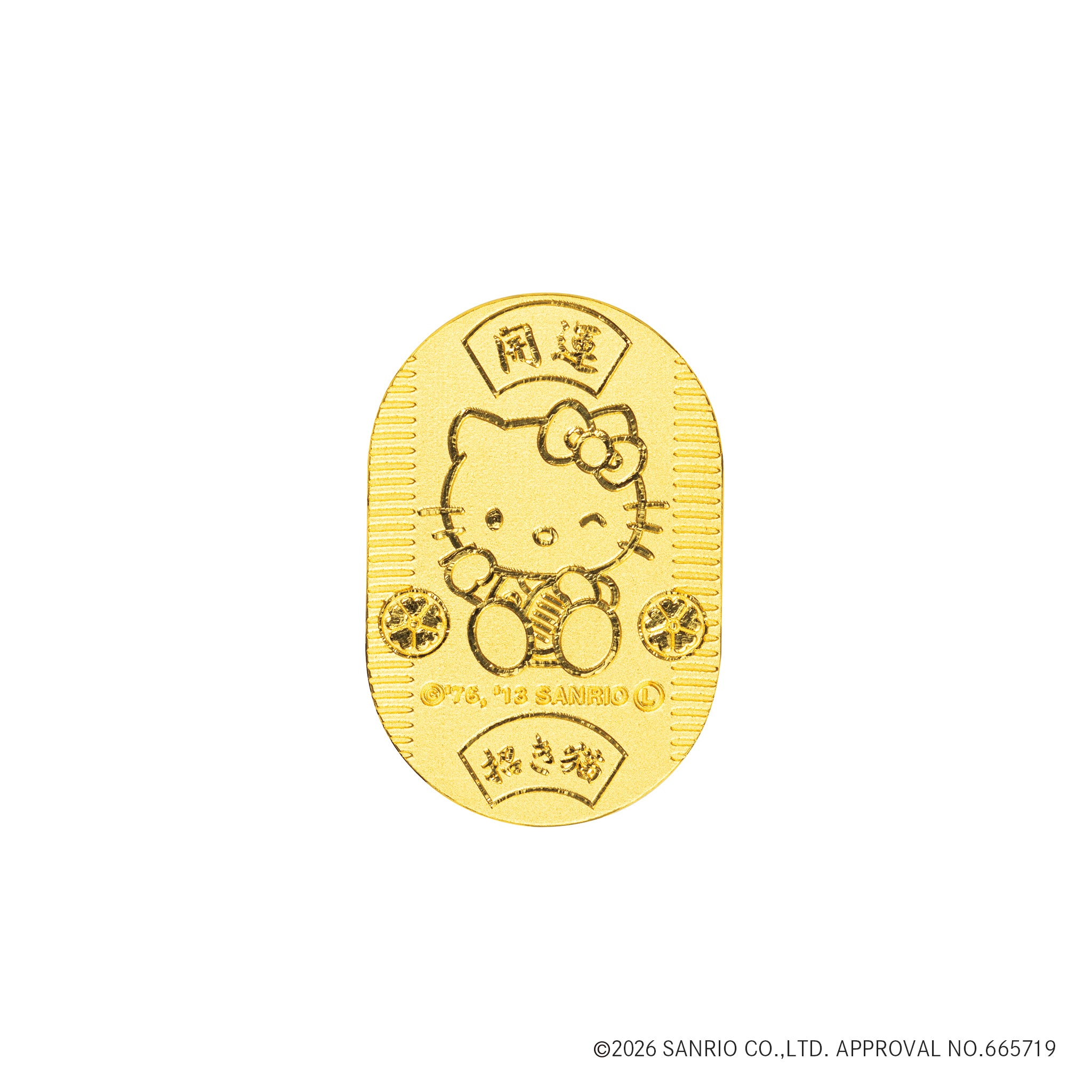 K24小判(純金/10g/HELLO KITTY/ハローキティ)《26A03102》