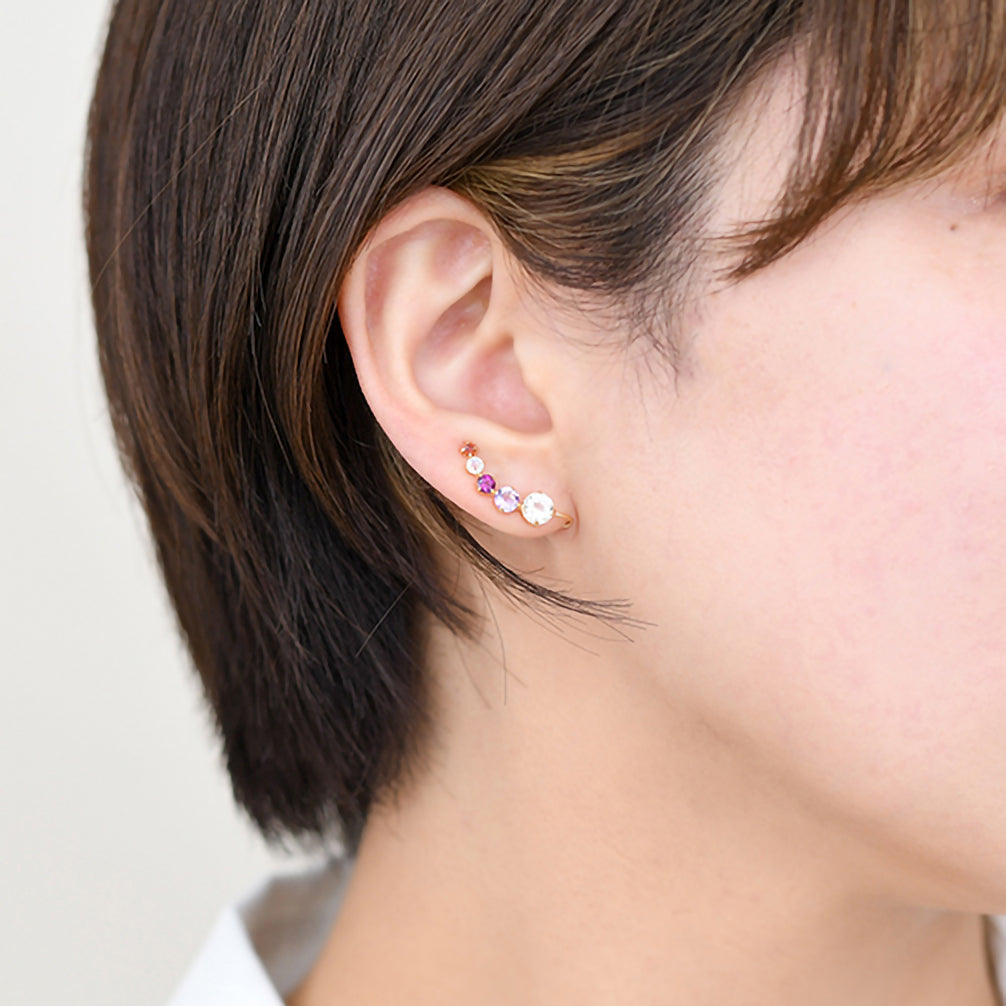 マルチカラー K10イヤリング《26A03304》