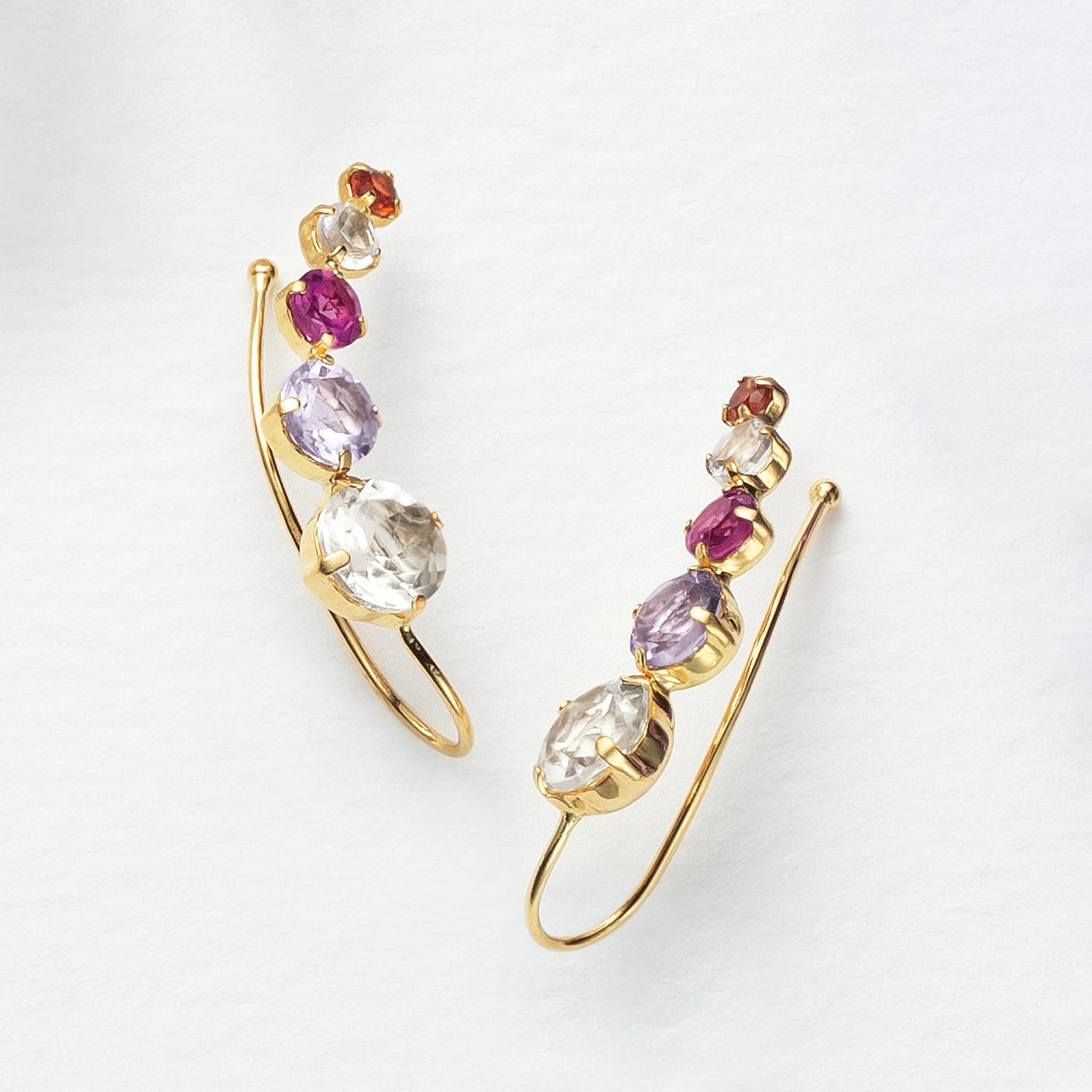 マルチカラー K10イヤリング《26A03304》