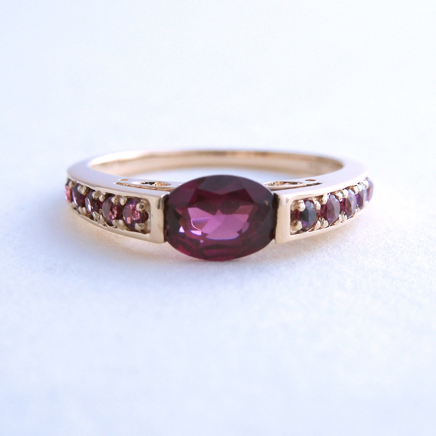 ガーネット K18リング(1月誕生石)《26A03306》