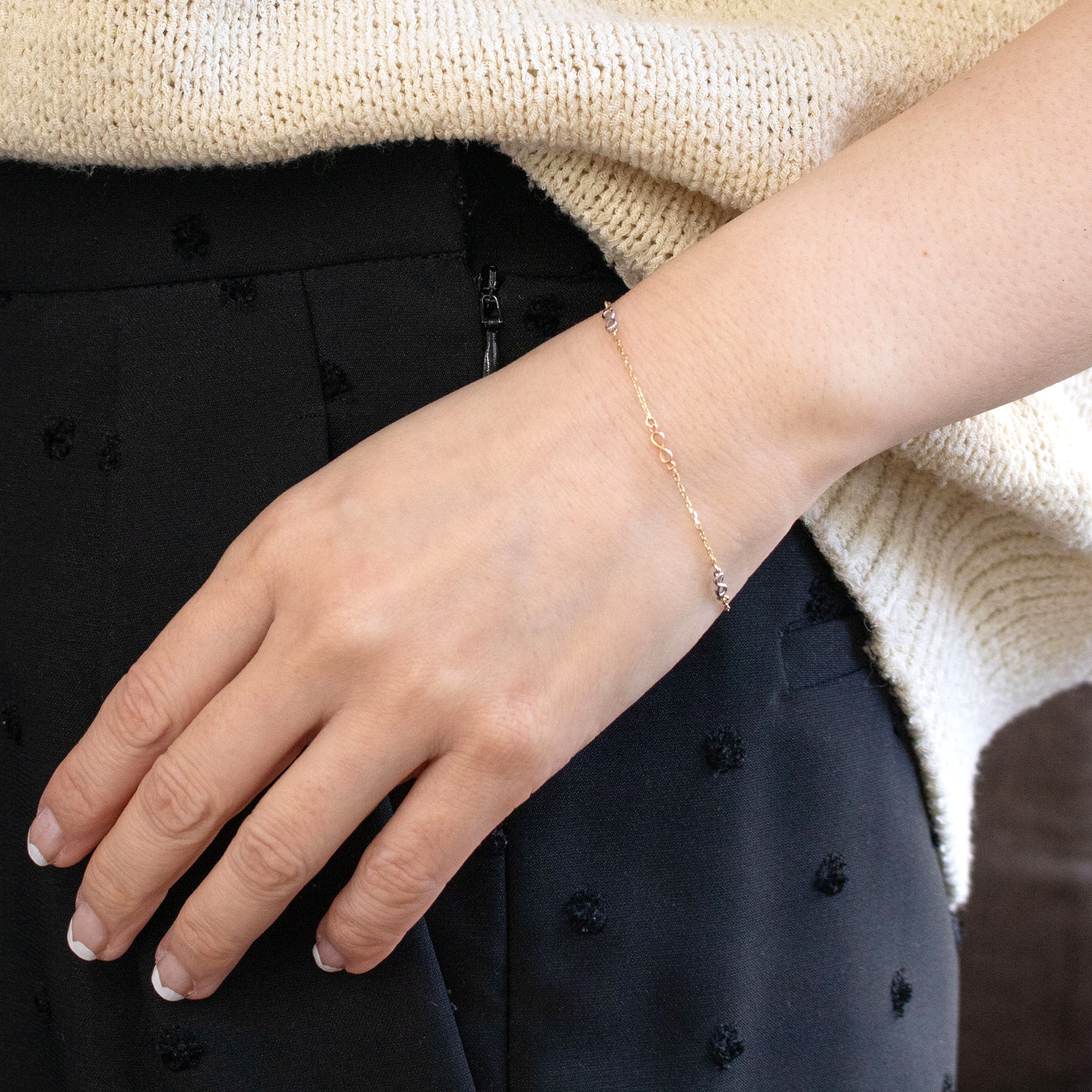 K14ブレスレット(スリーカラー)《26A03308》