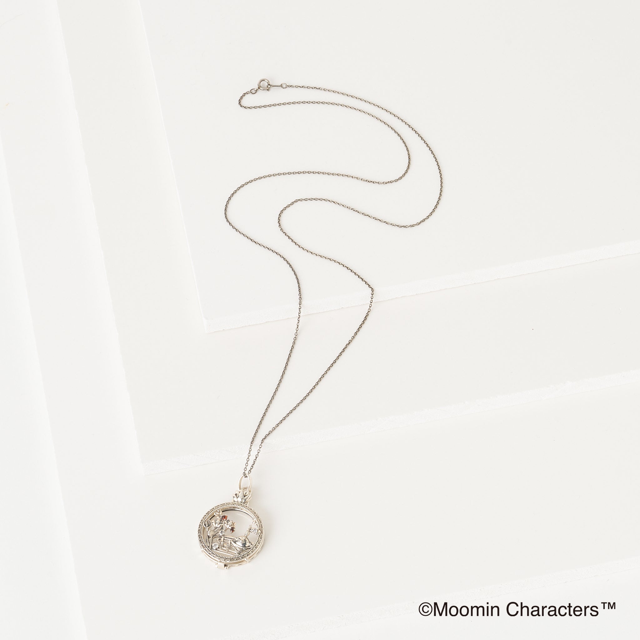 シルバーネックレス(MOOMIN/ムーミン/リトルミイ/ロング/70cm)《26A03503》