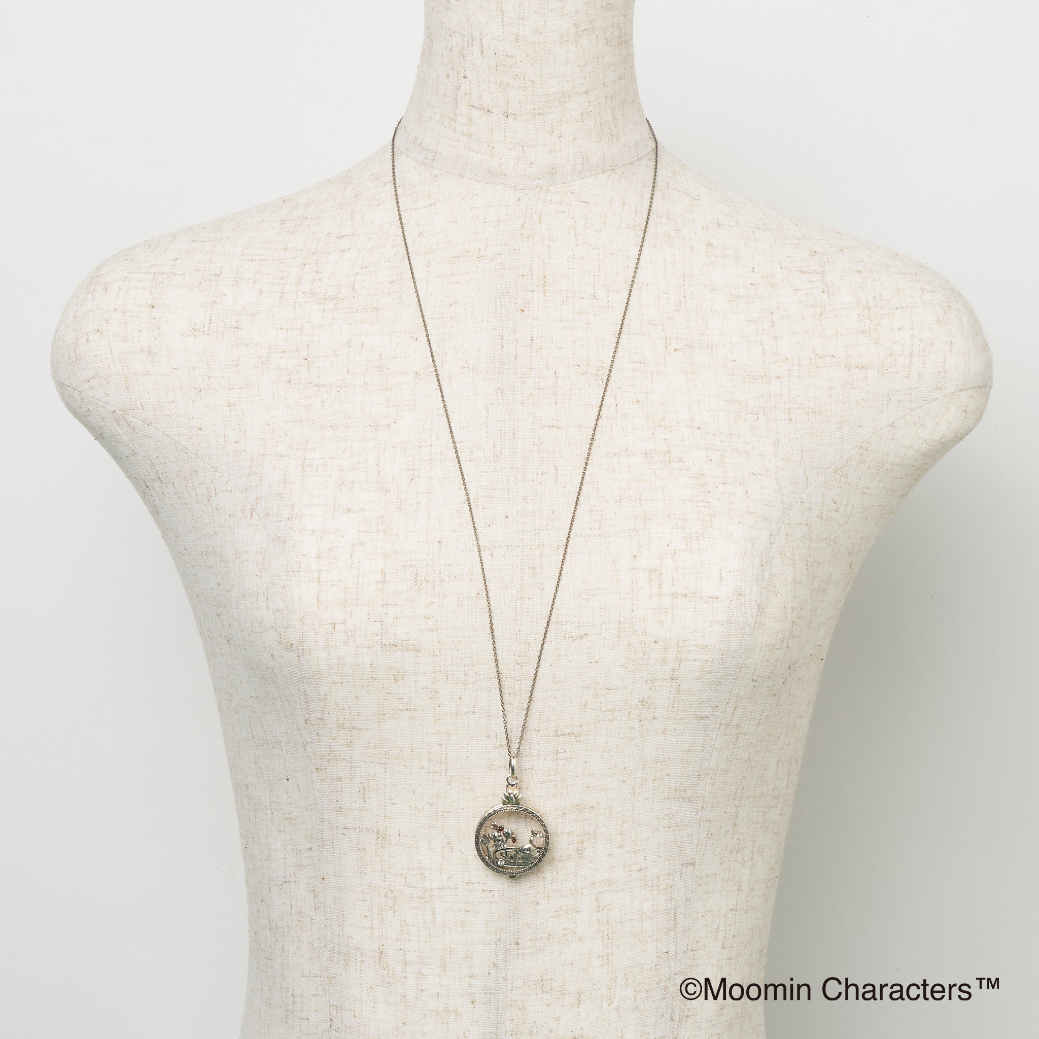 シルバーネックレス(MOOMIN/ムーミン/リトルミイ/ロング/70cm)《26A03503》