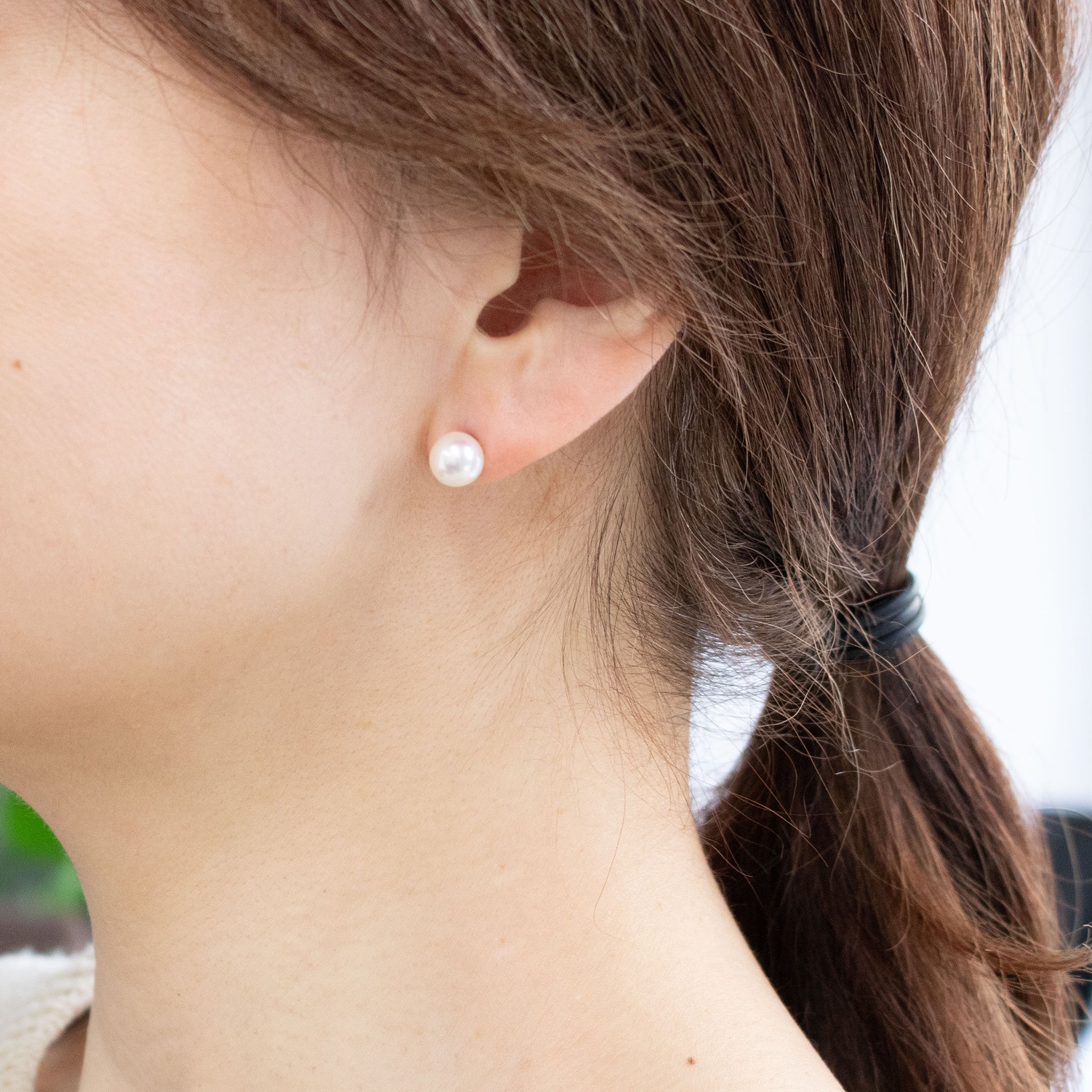 【限定6点】パール ピアス(アコヤ真珠/7mm/京セラ認証フォーマルパール/真珠鑑別鑑定書付)《26A03601》