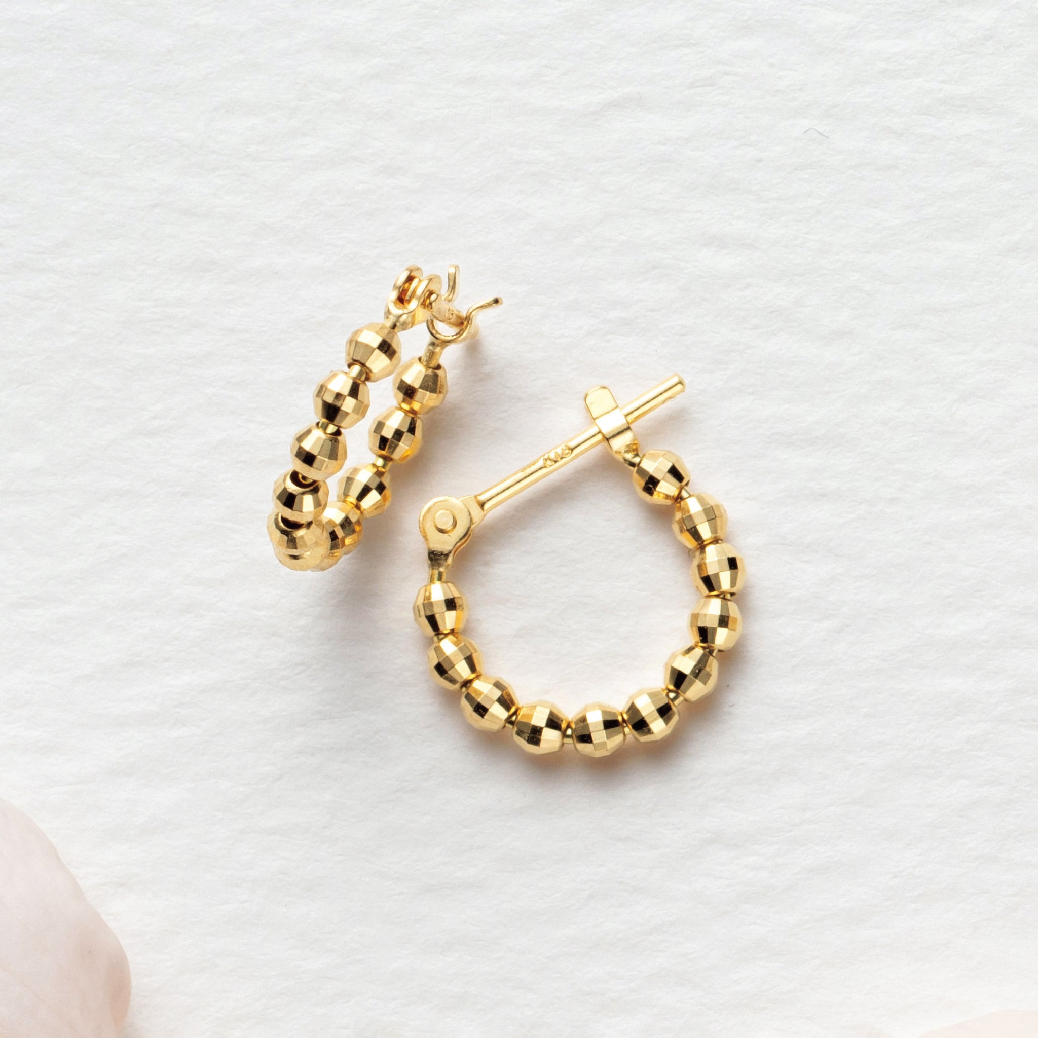 K18ピアス(フープ)《26A03608》