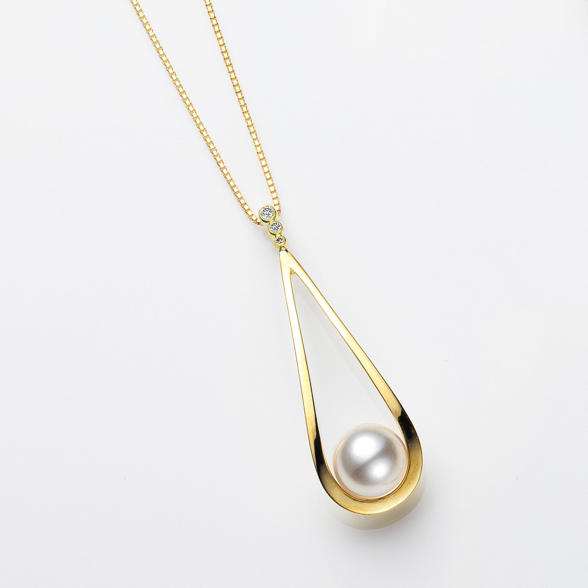 パール K18ネックレス(アコヤ真珠/7.5mm/6月誕生石)《26A03804》