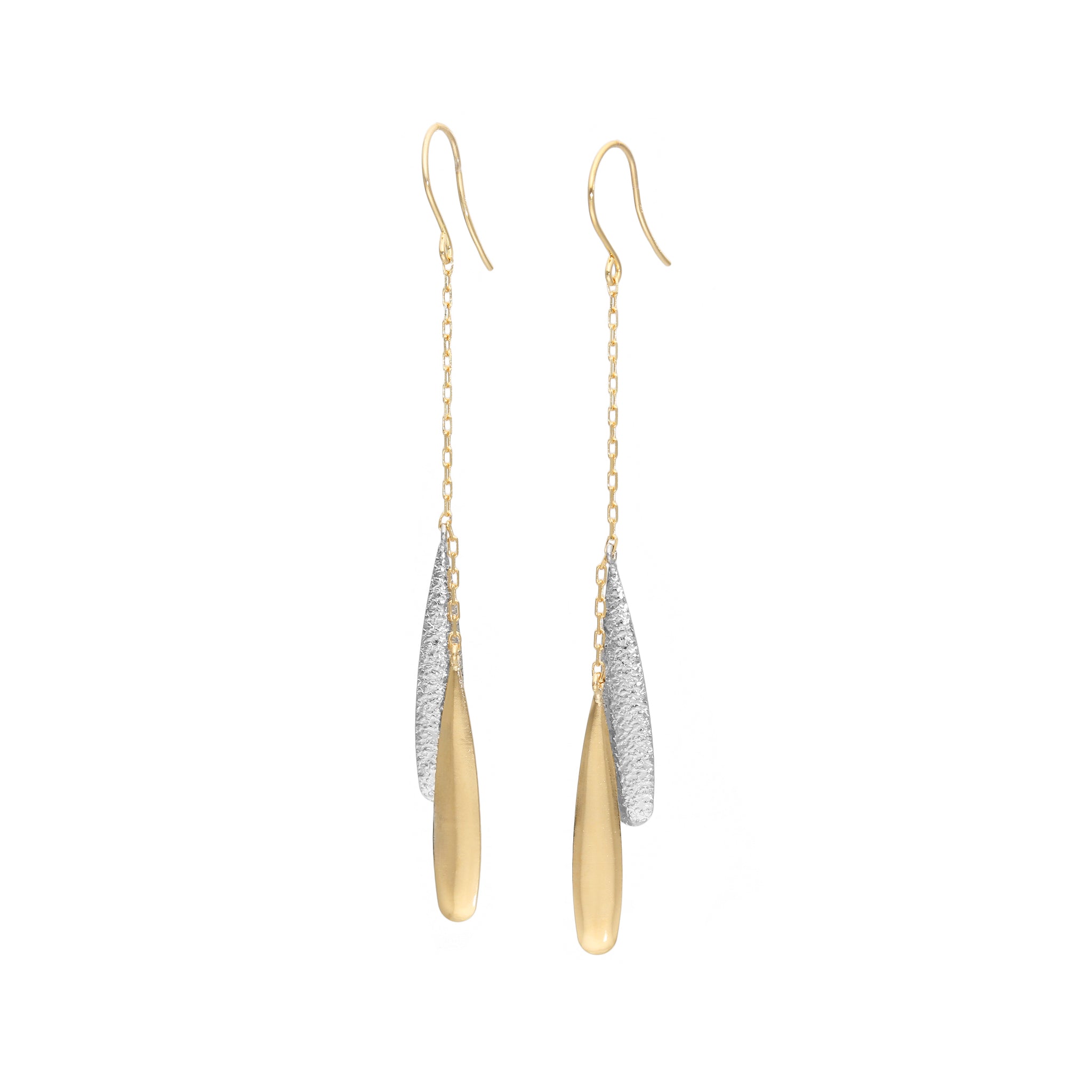 K18/プラチナピアス(コンビカラー)《26A03806》