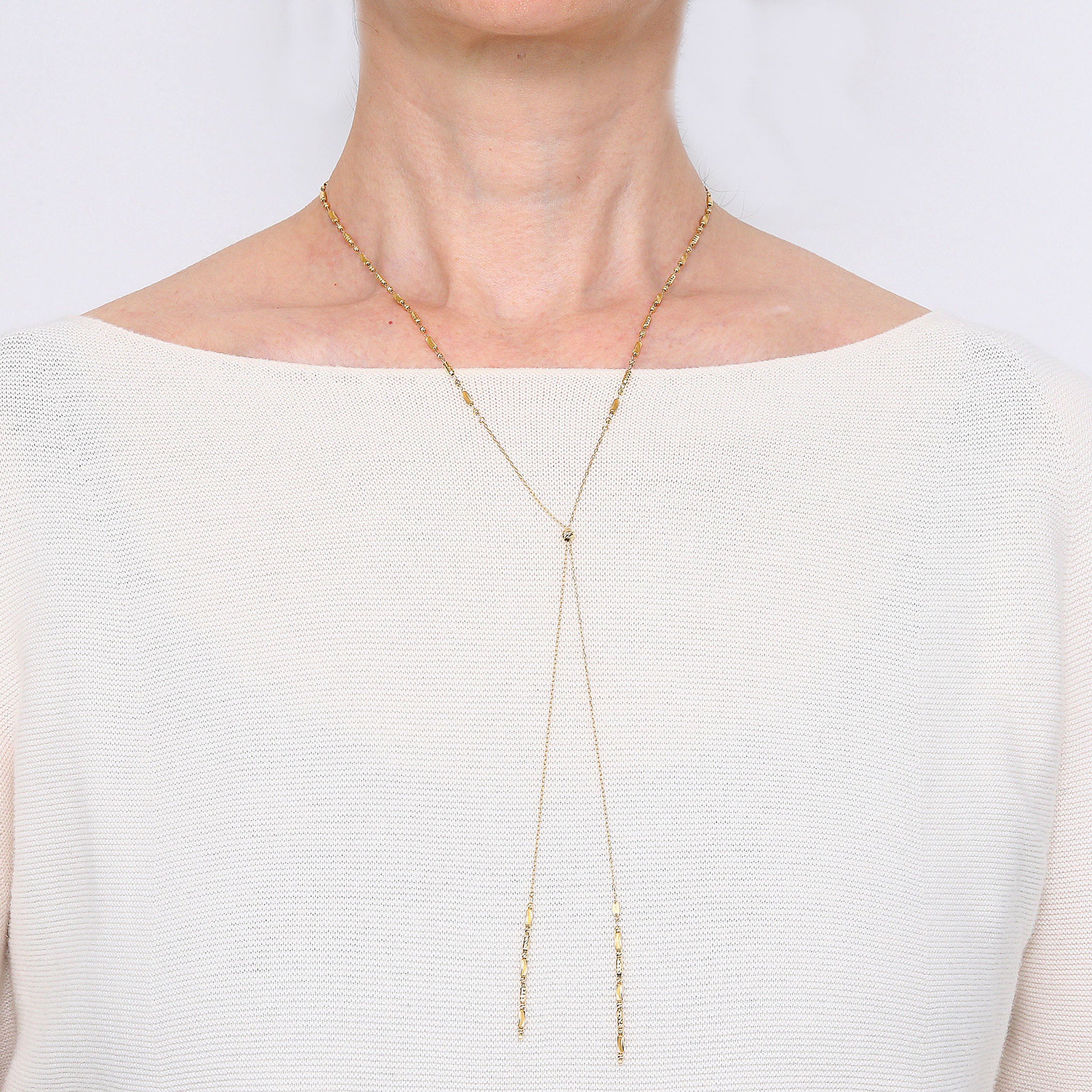 K18ネックレス(2Way/ロング/70cm)《26A03808》