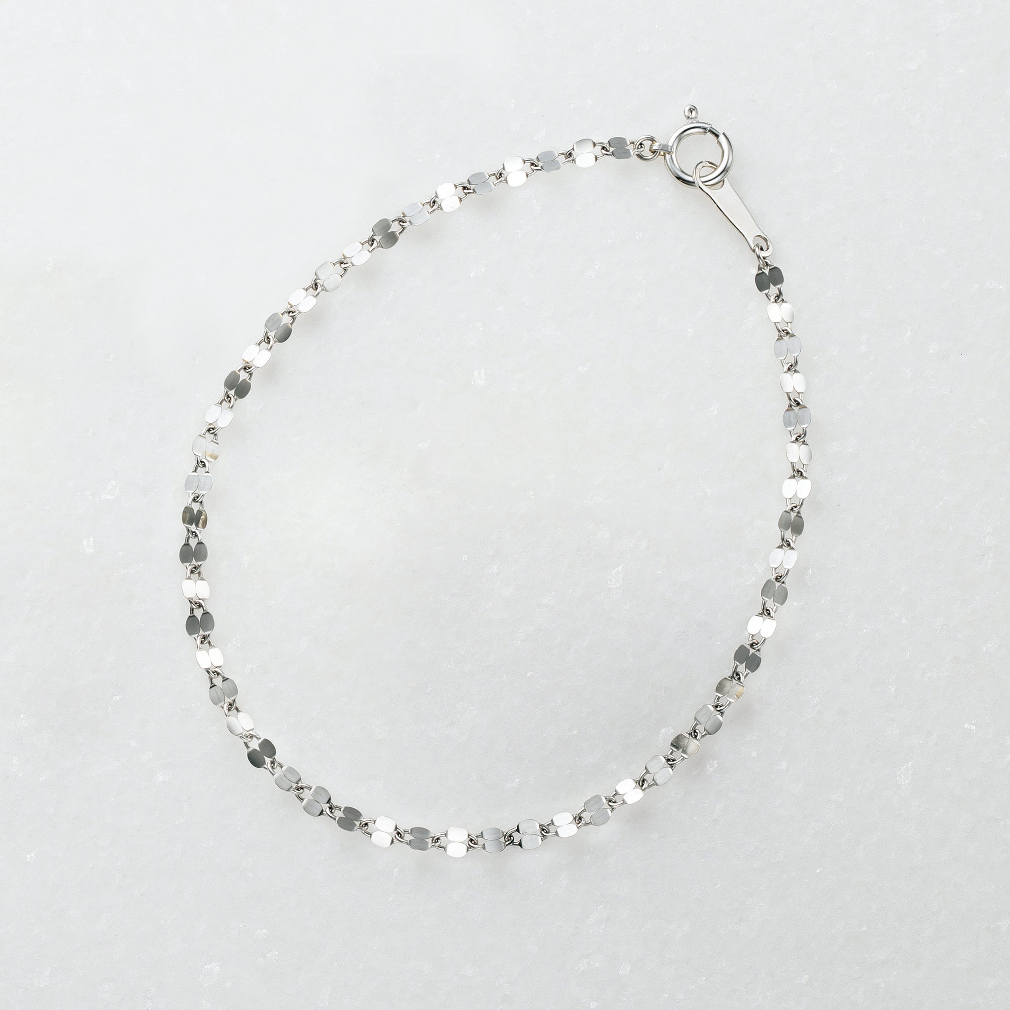 Pt999ブレスレット(純プラチナ/ペタルチェーン)《26A04007》