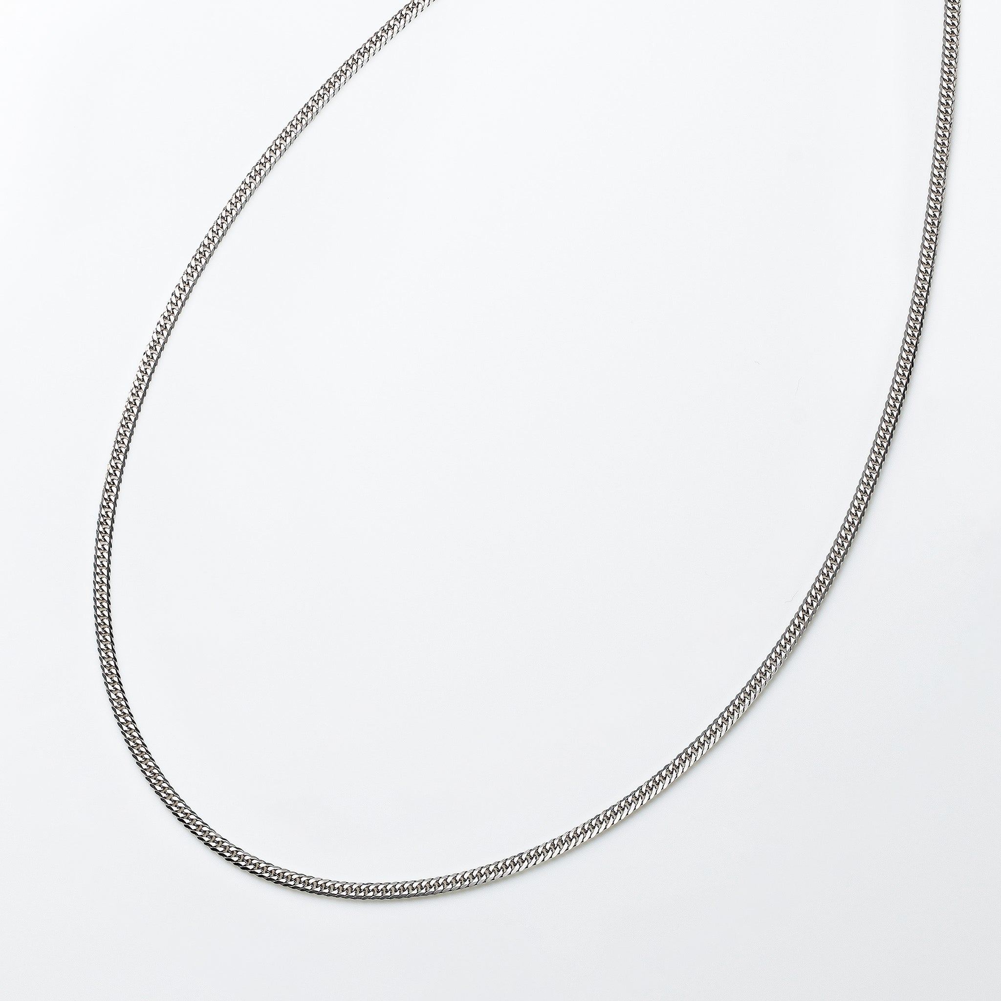 Pt999ネックレス(純プラチナ/喜平ダブル6面カット/造幣局品位刻印付/12g/50cm)《26A04101》