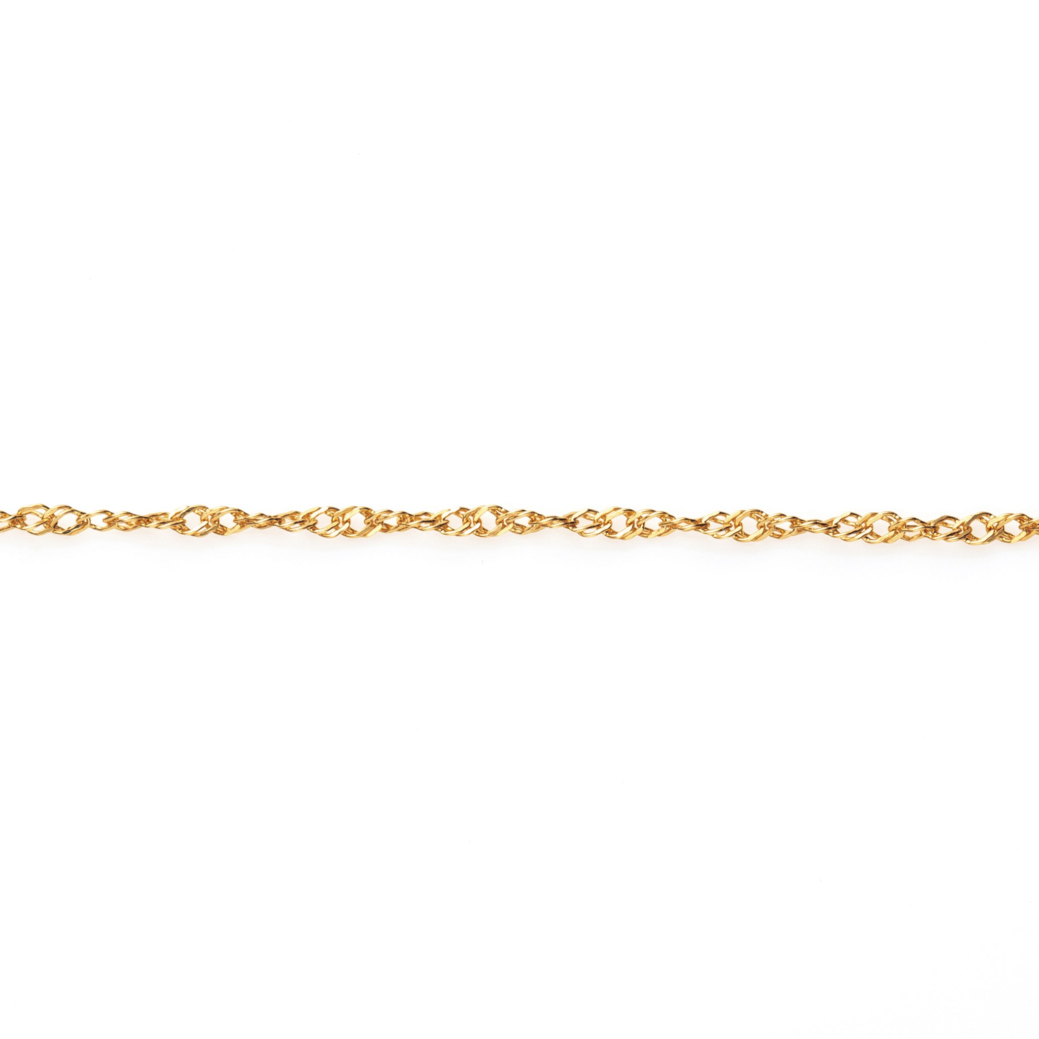 【限定10点】K18ネックレスチェーン(スクリューチェーン/幅1.2mm/45cm/フリーアジャスター)《26A04105》