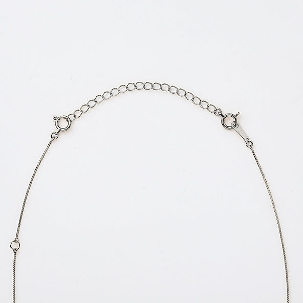 プラチナアジャスターチェーン(5cm/「楽わ」付き)《26A04106》