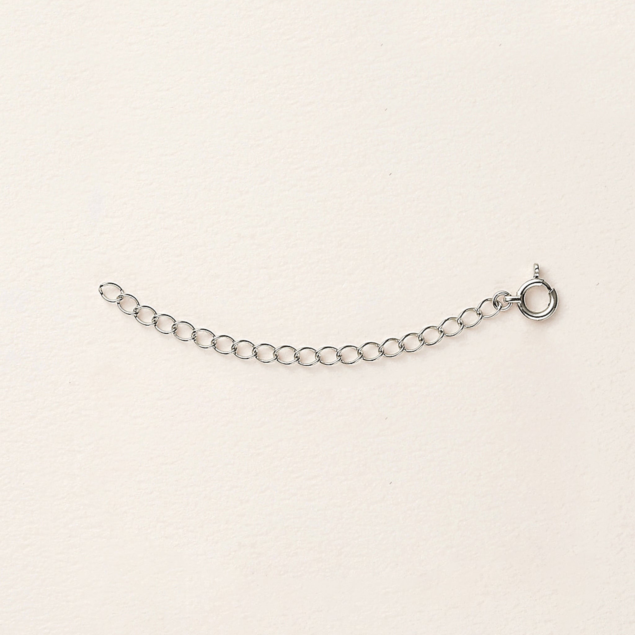 プラチナアジャスターチェーン(5cm/「楽わ」付き)《26A04106》