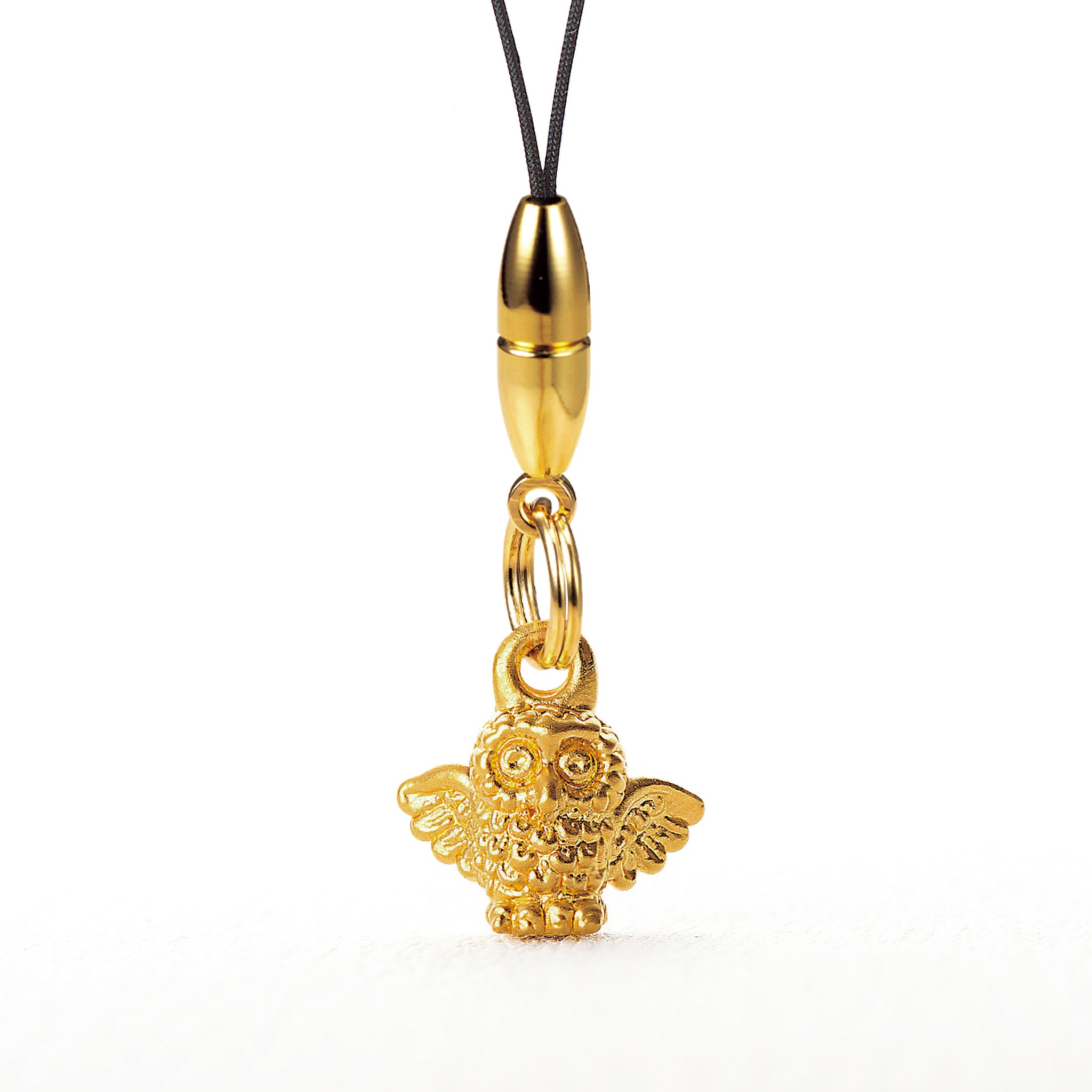 K24 ストラップ(純金/フクロウモチーフ)《26A04302》