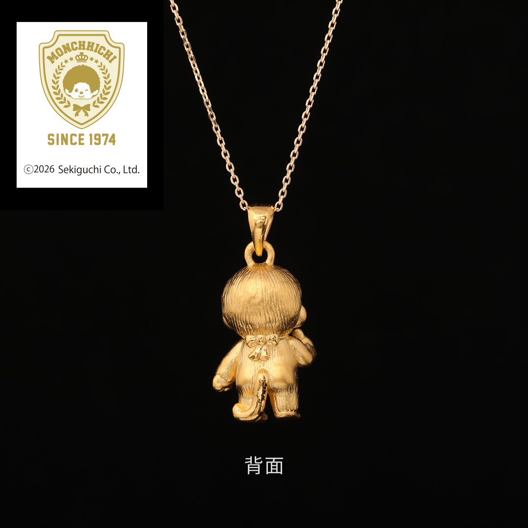 K24/K18ネックレス(純金/モンチッチ)《26C10103》