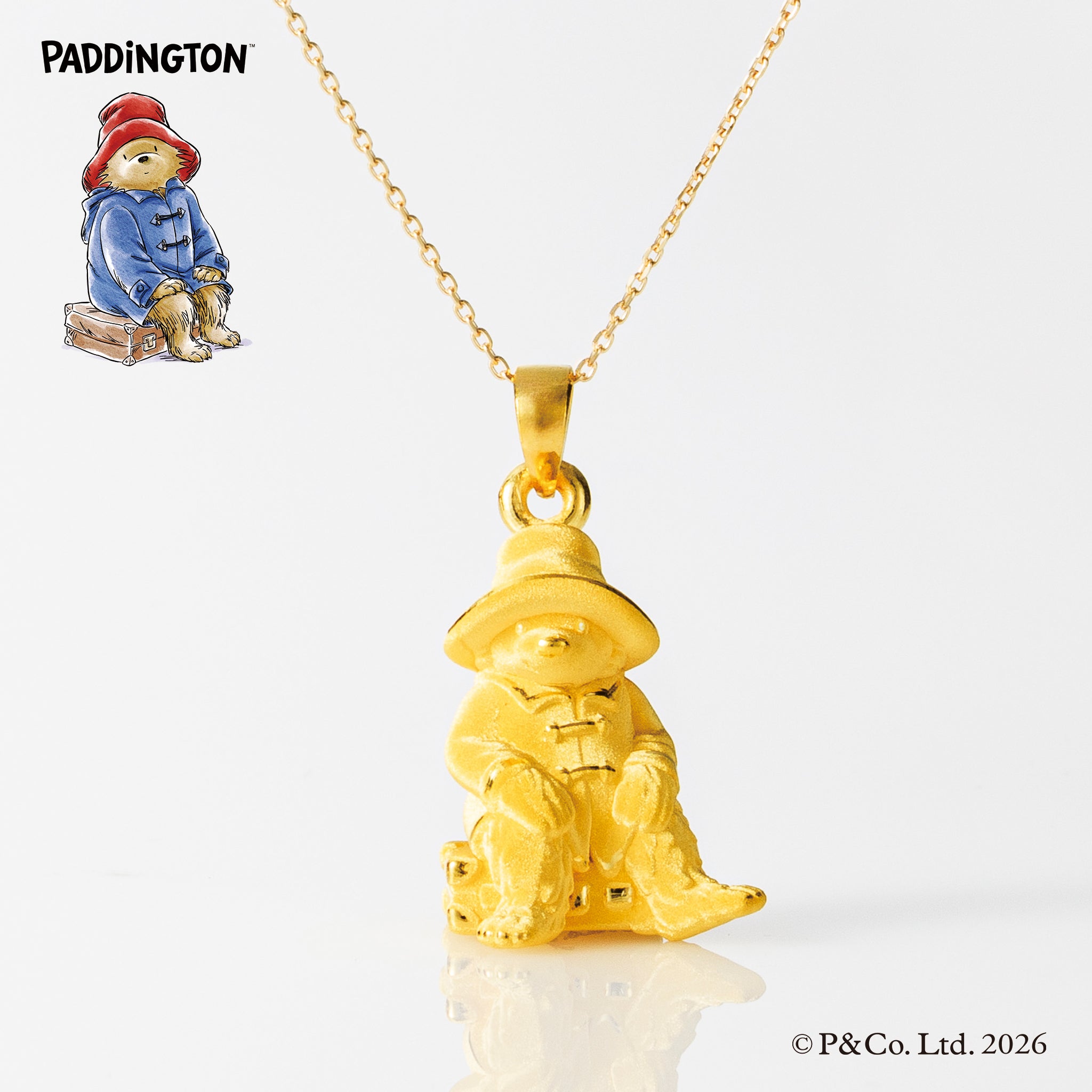 K24/K18ネックレス(純金/パディントン)《26C10104》