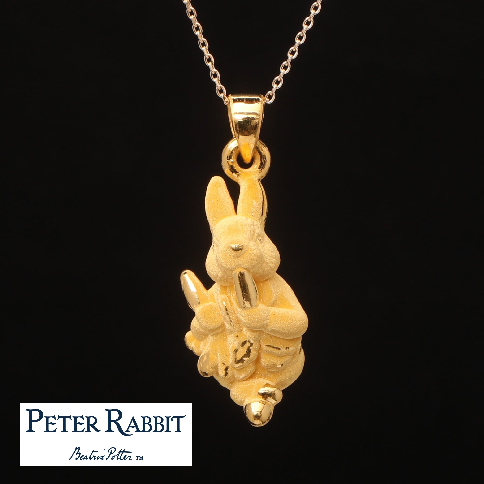 K24/K18ネックレス(純金/ピーターラビット)《26C10107》