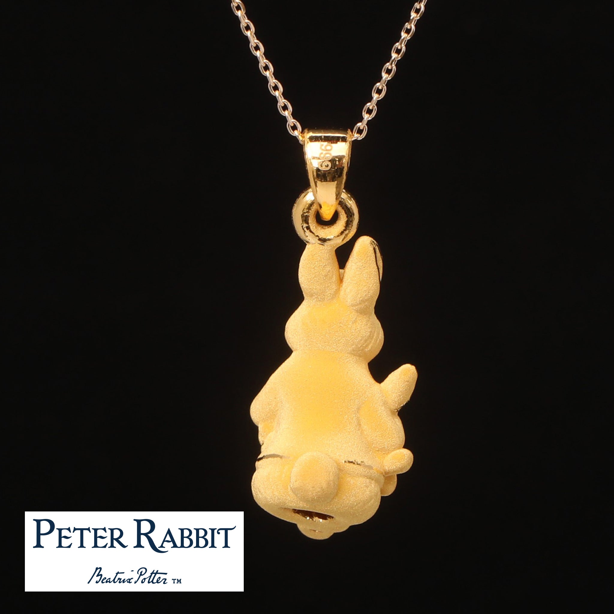 K24/K18ネックレス(純金/ピーターラビット)《26C10107》