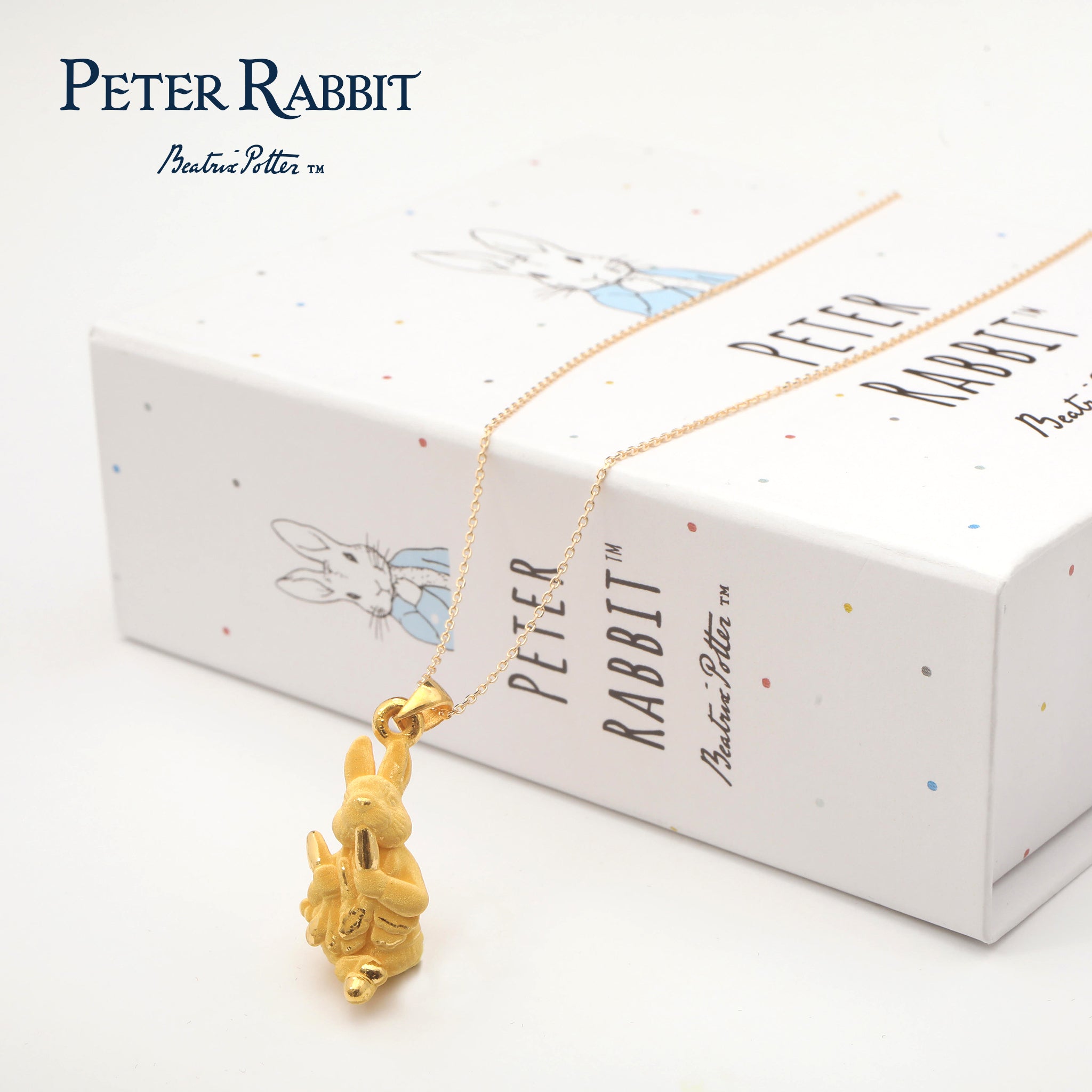K24/K18ネックレス(純金/ピーターラビット)《26C10107》