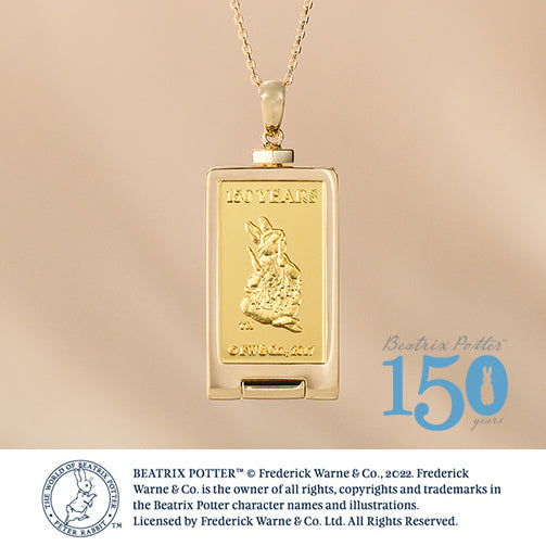 K24/K18ネックレス(純金/ピーターラビット/インゴット/5g)《26C10109》