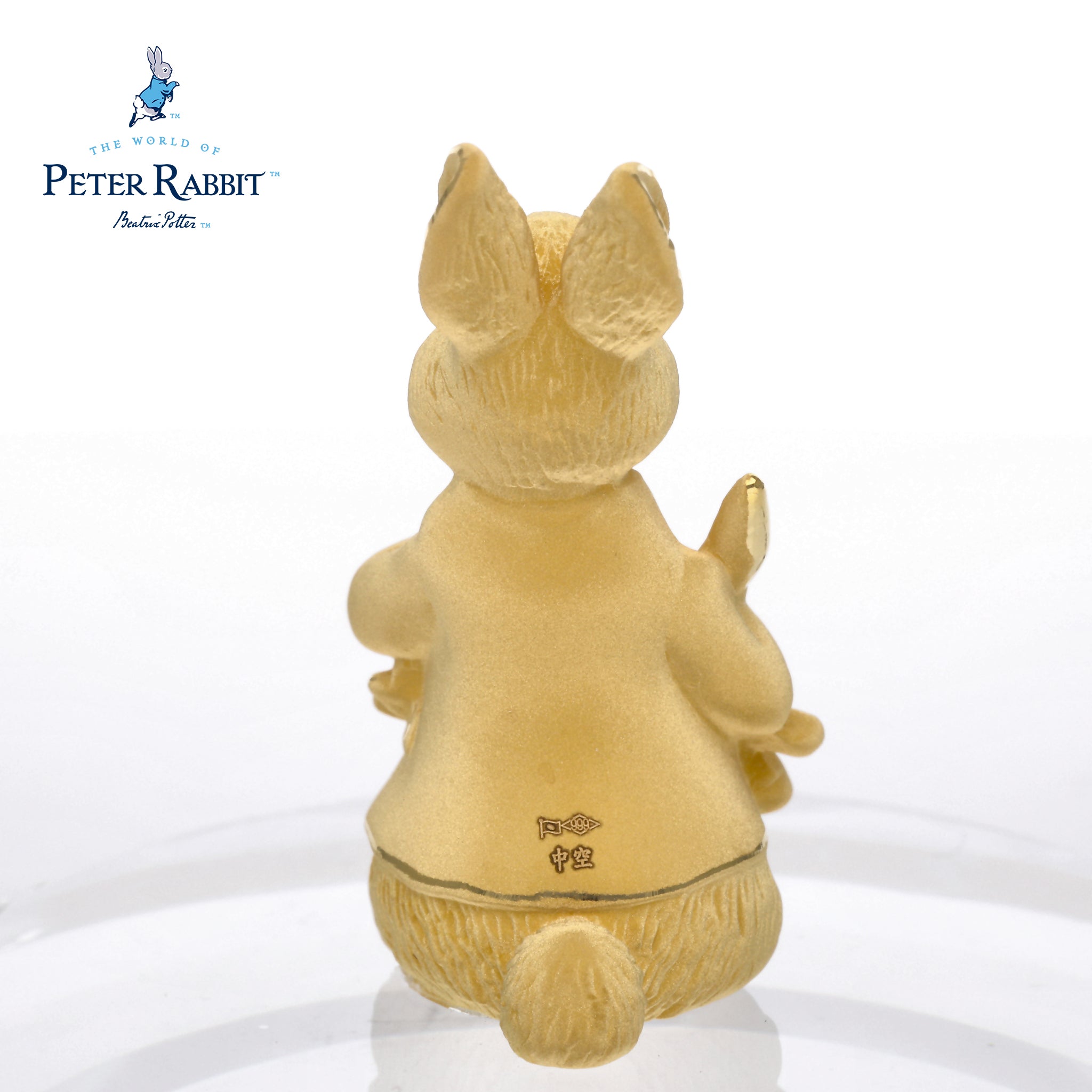 K24金製品(純金/ピーターラビット/フィギア/7g/造幣局品位刻印付)《26C10110》