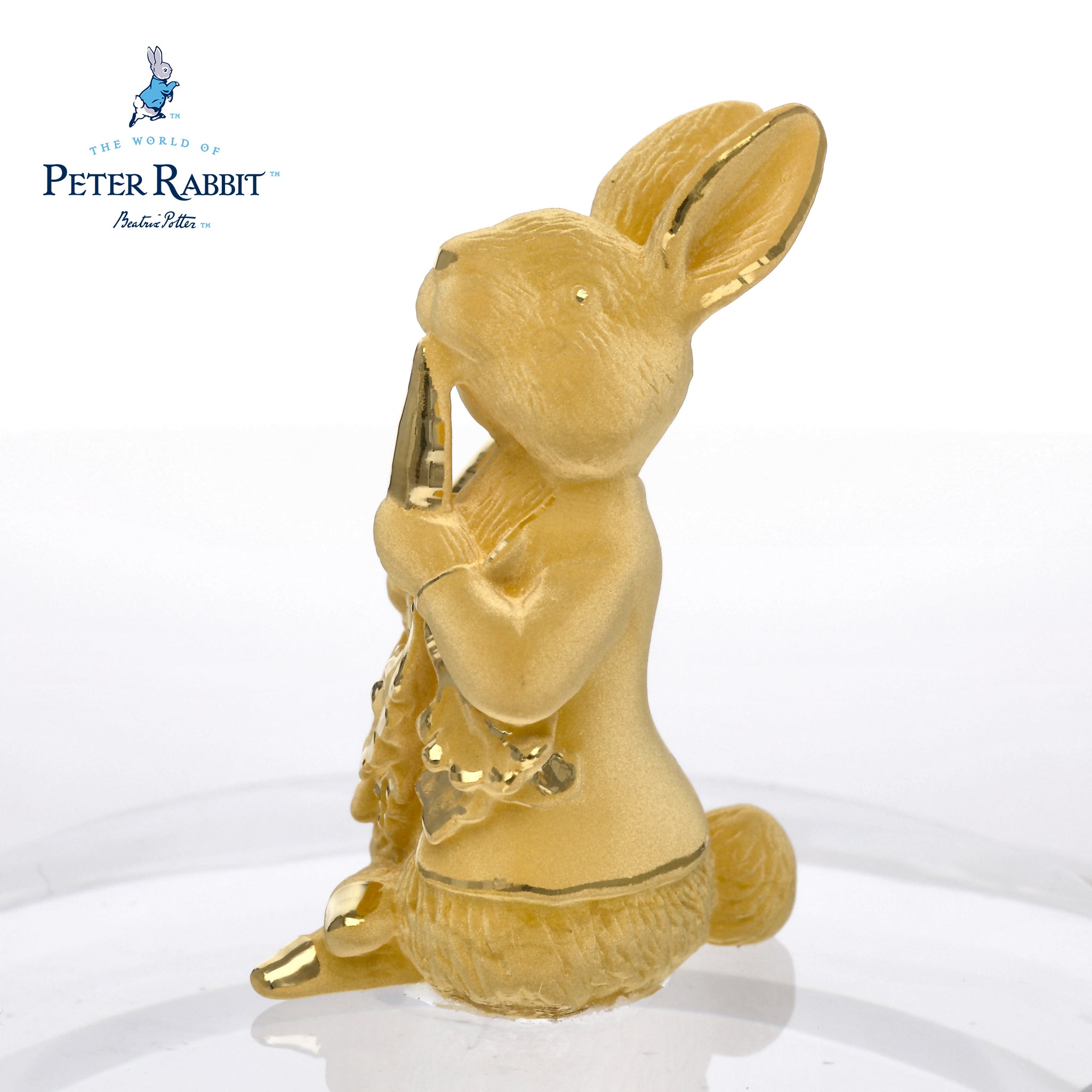 K24金製品(純金/ピーターラビット/フィギア/7g/造幣局品位刻印付)《26C10110》