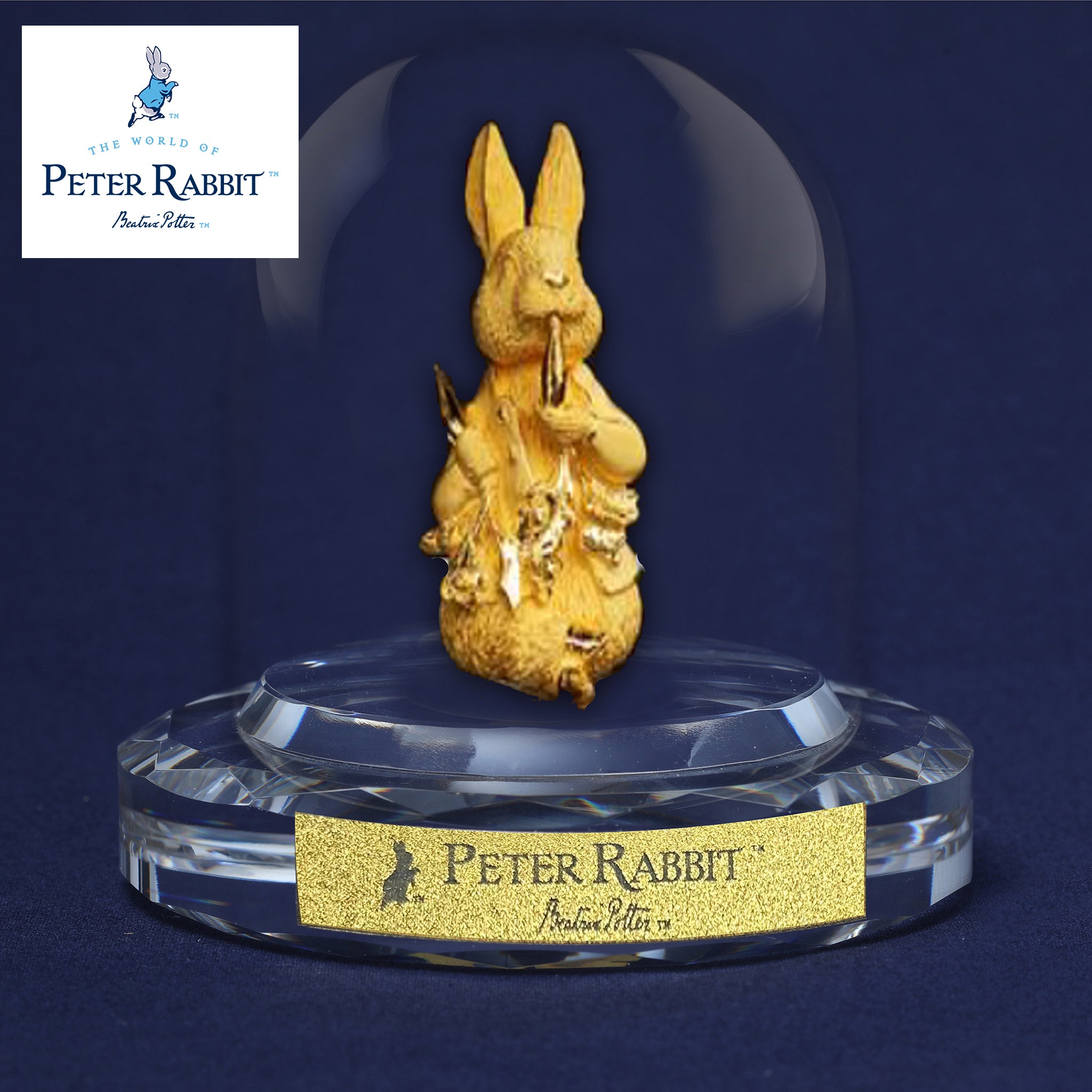 K24金製品(純金/ピーターラビット/フィギア/7g/造幣局品位刻印付)《26C10110》