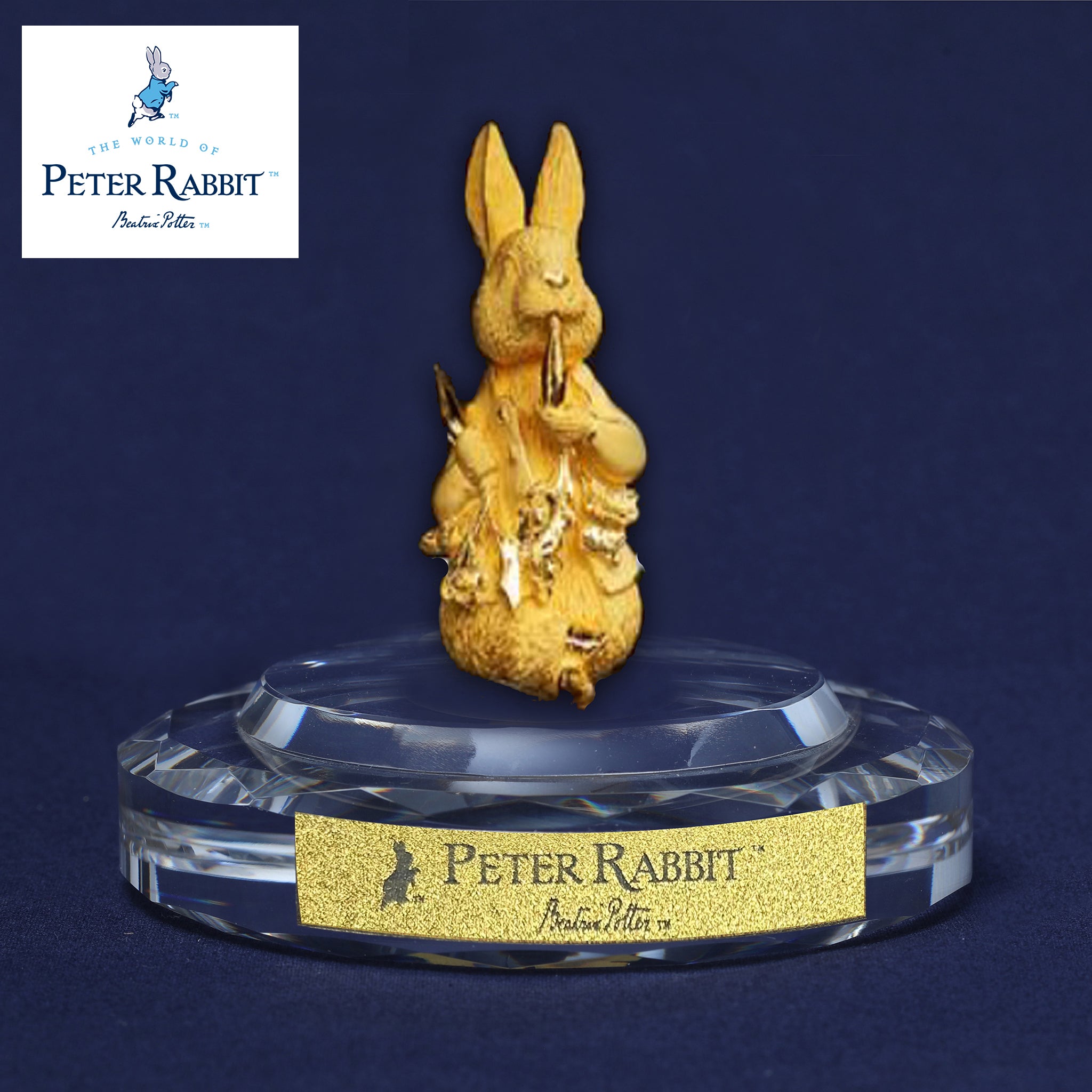 K24金製品(純金/ピーターラビット/フィギア/7g/造幣局品位刻印付)《26C10110》
