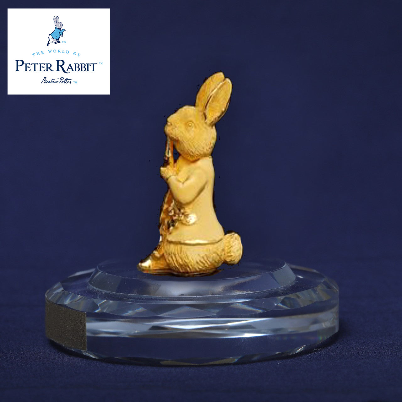 K24金製品(純金/ピーターラビット/フィギア/7g/造幣局品位刻印付)《26C10110》