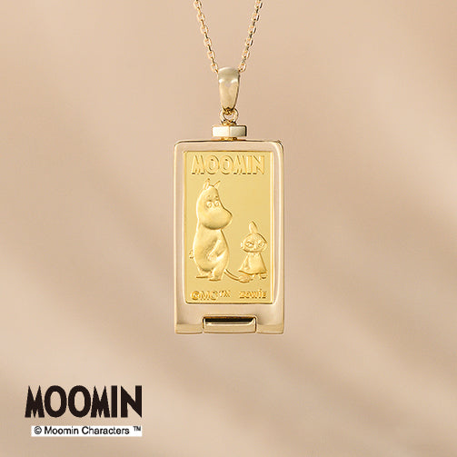 K24/K18ネックレス(純金/ムーミン/インゴット/5g)《26C10112》